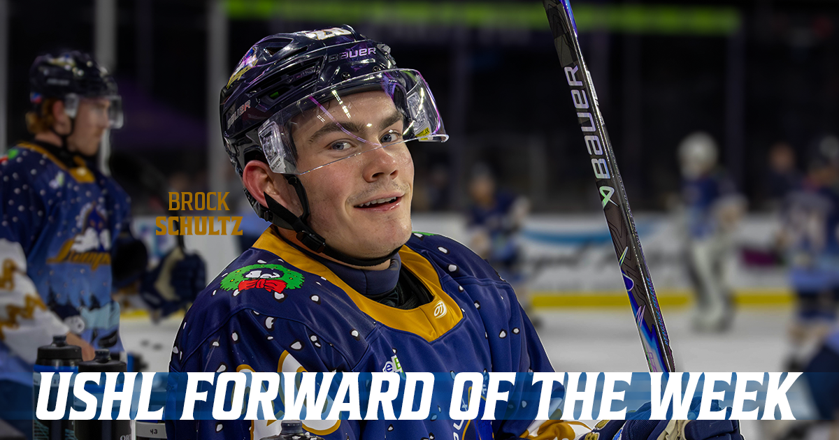 Schultz Forward of the Week - Week 19 