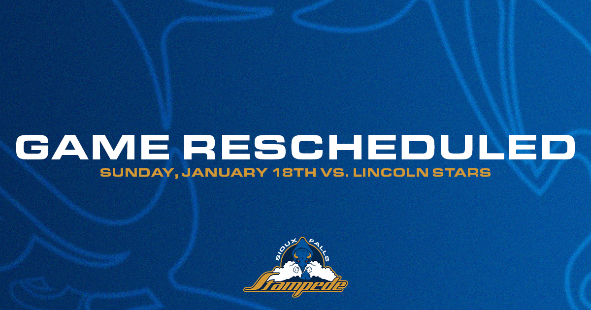 12-28 Game Rescheduled