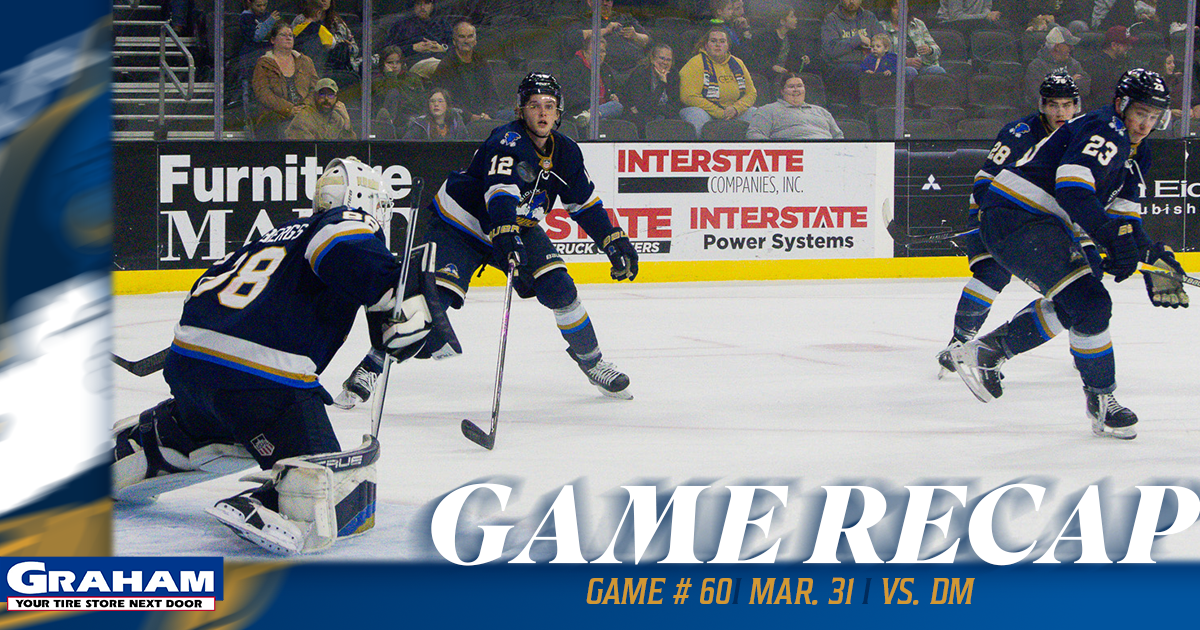 Game Recap 3/31 vs. DM