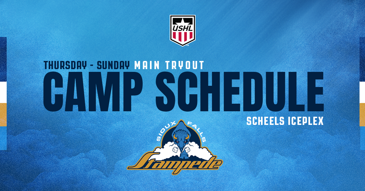 Main Tryout Camp Schedule