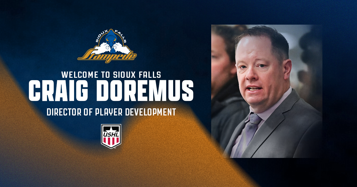 Stampede Names Craig DoremuStampede Names Craig Doremus as Dir. of Player Developments as Dir. of Player Development
