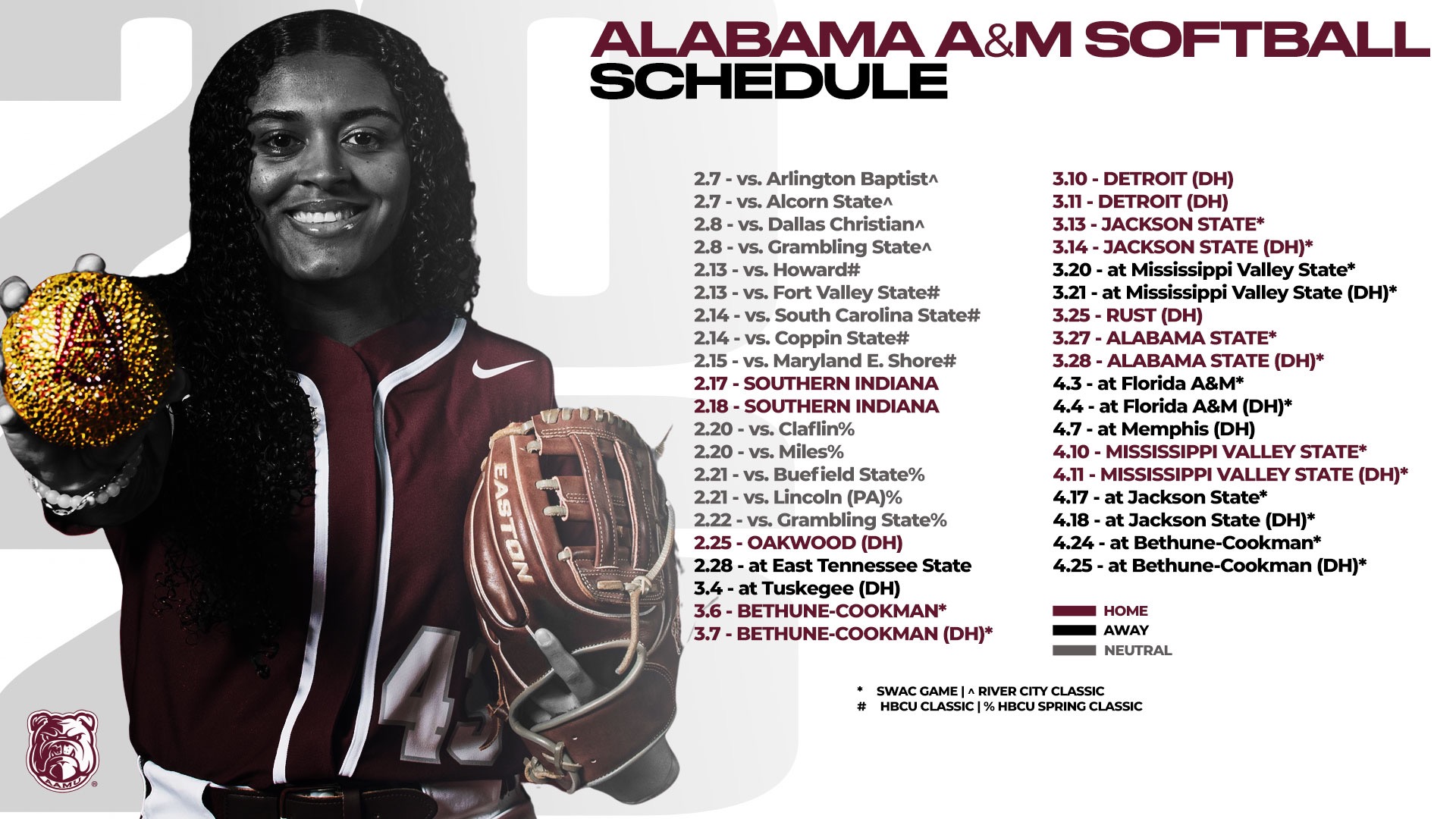 26 Softball Schedule PReview