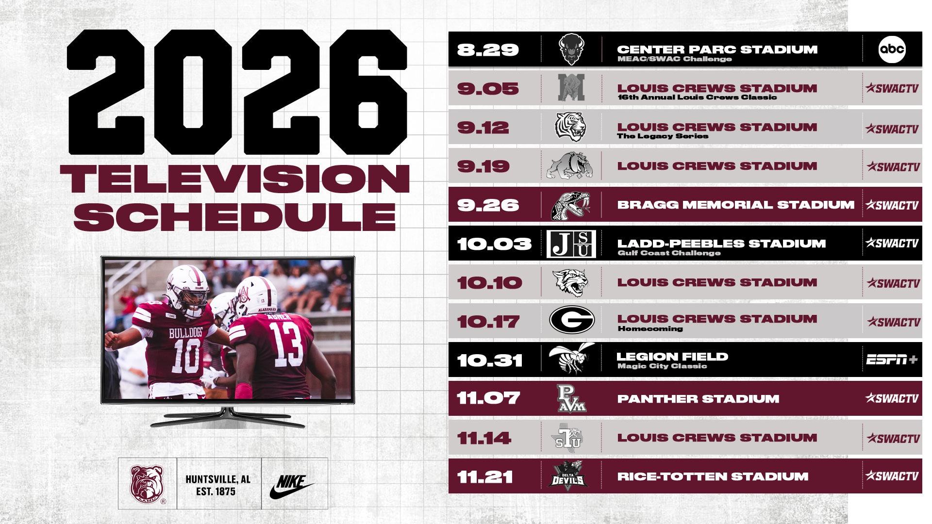 26FBTV Schedule