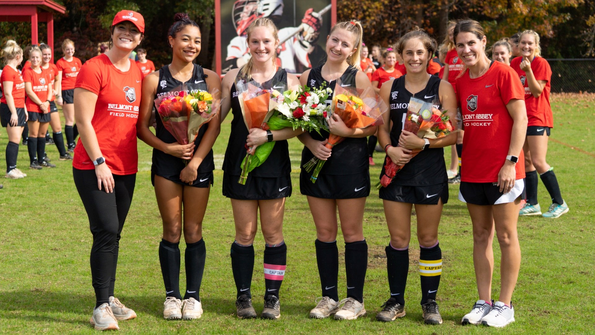 Four Seniors Honored Prior to Field Hockey Home Finale Belmont Abbey