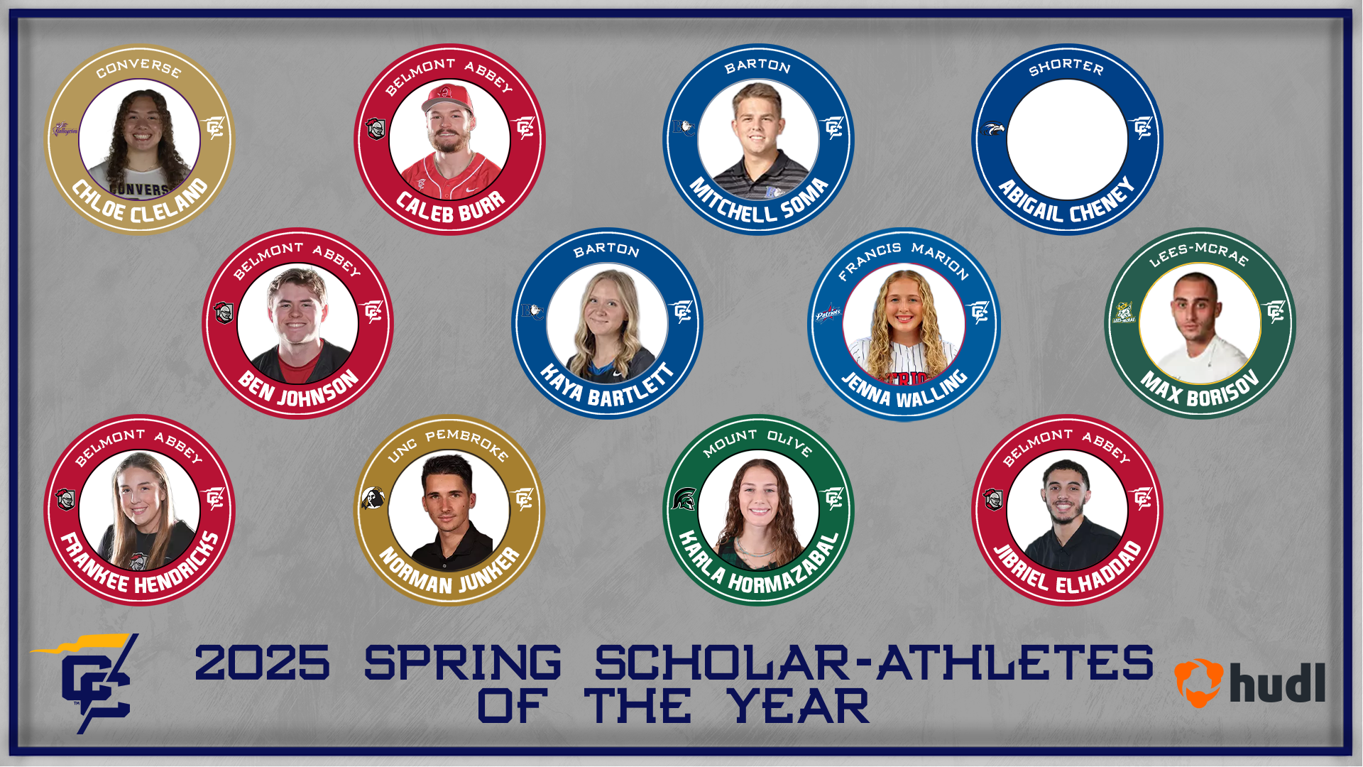 Spring 2025 CC Scholar-Athletes of the Year