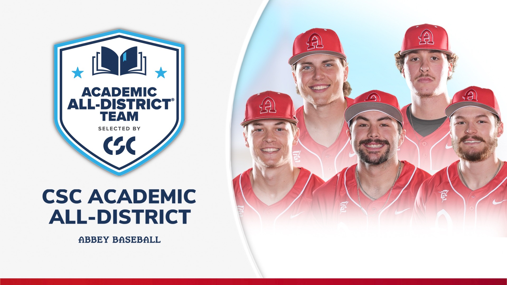 Abbey Baseball CSC Academic All-District