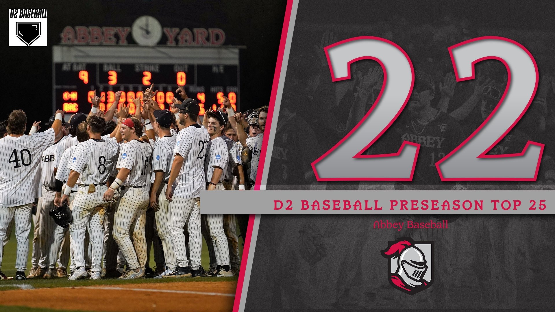 Abbey Baseball Top 25 Rankings