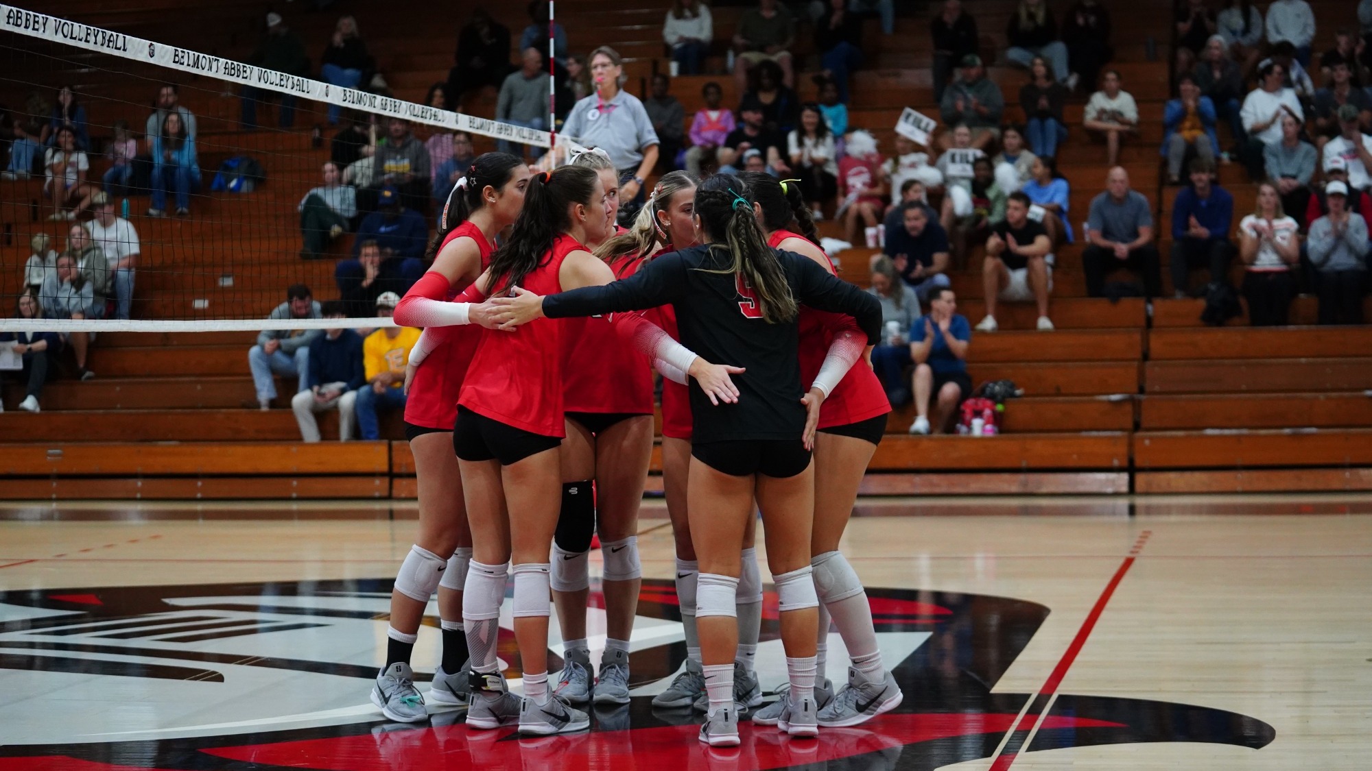 WVB team huddle