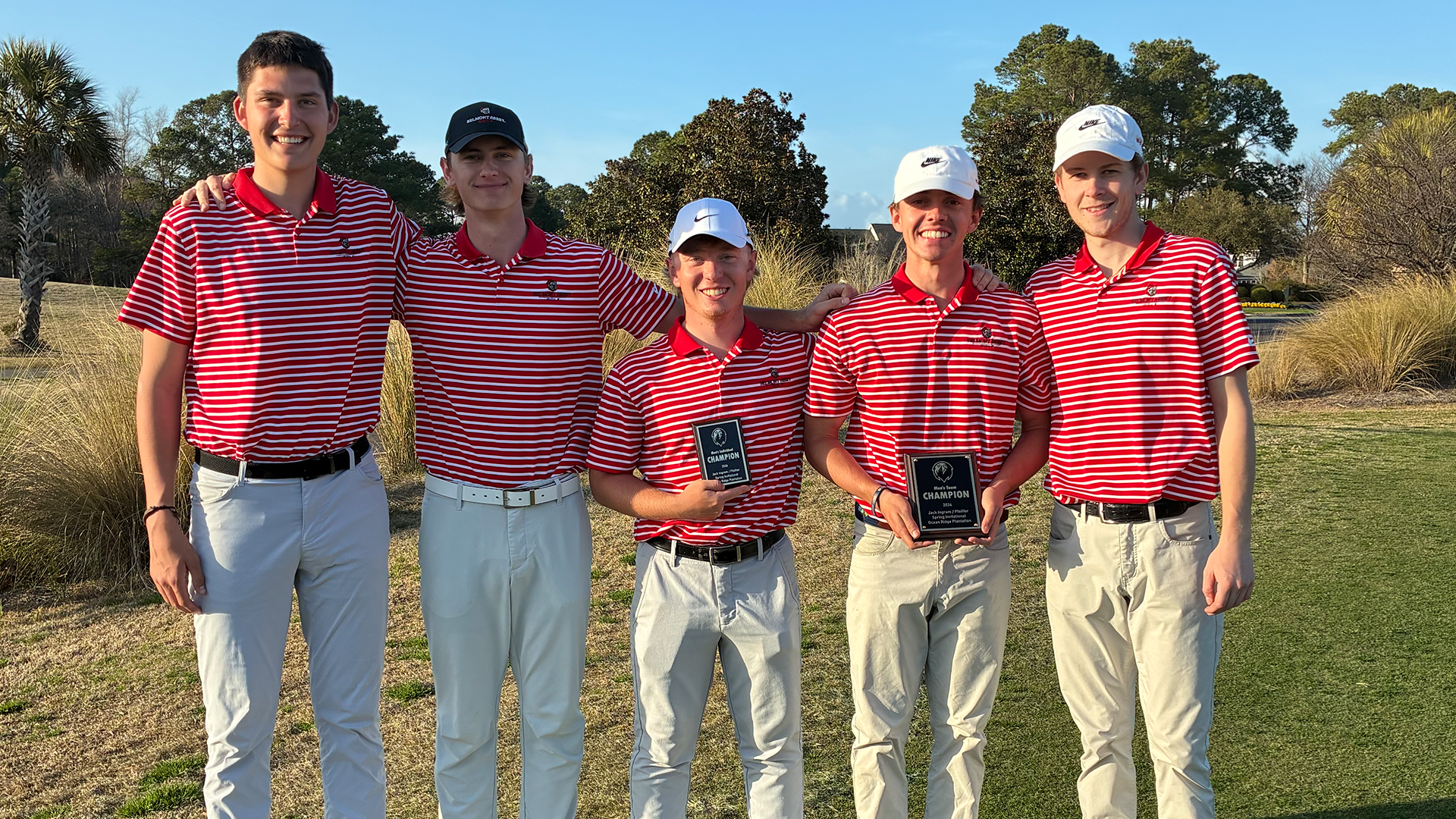 Men's Golf Pfeiffer Invite Win