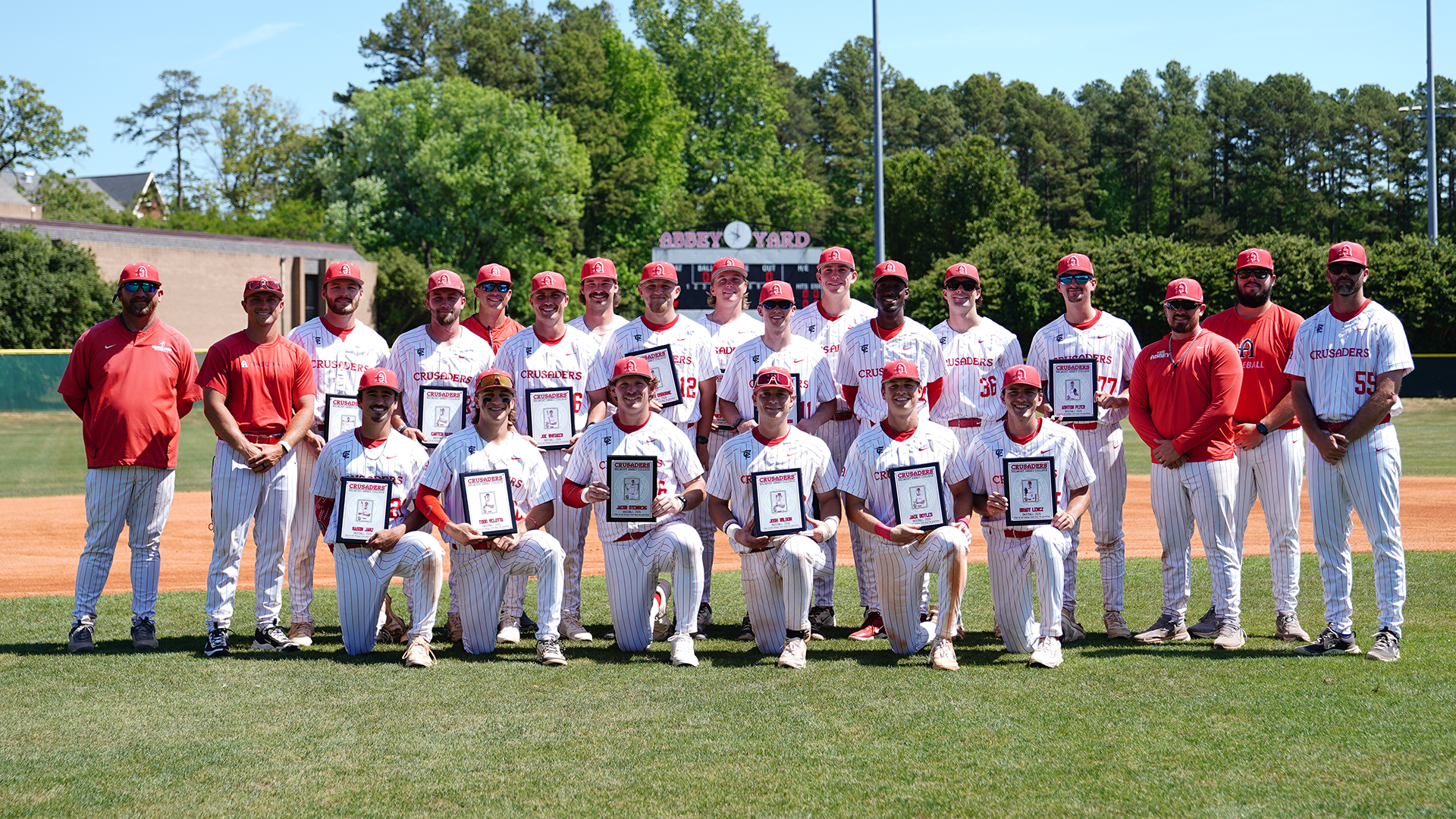 Abbey Baseball Senior Day