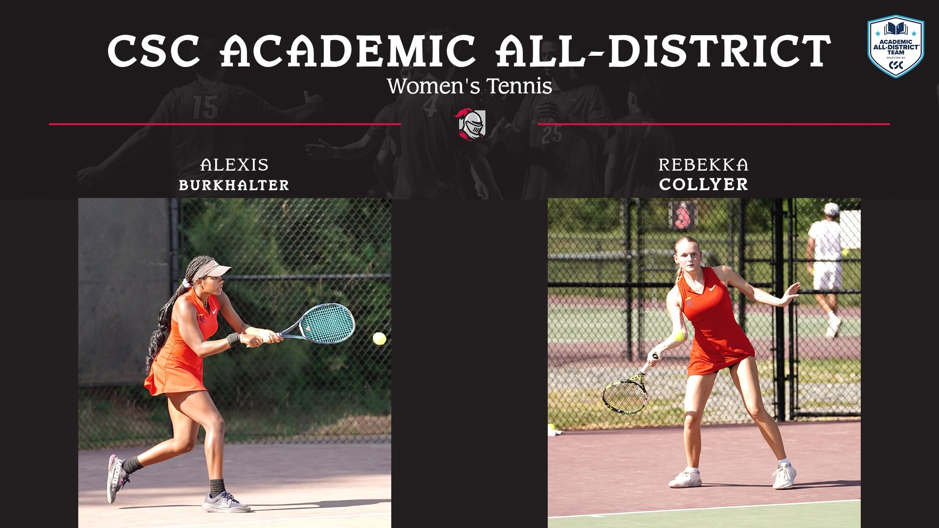 CSC Academic All-District Women's Tennis