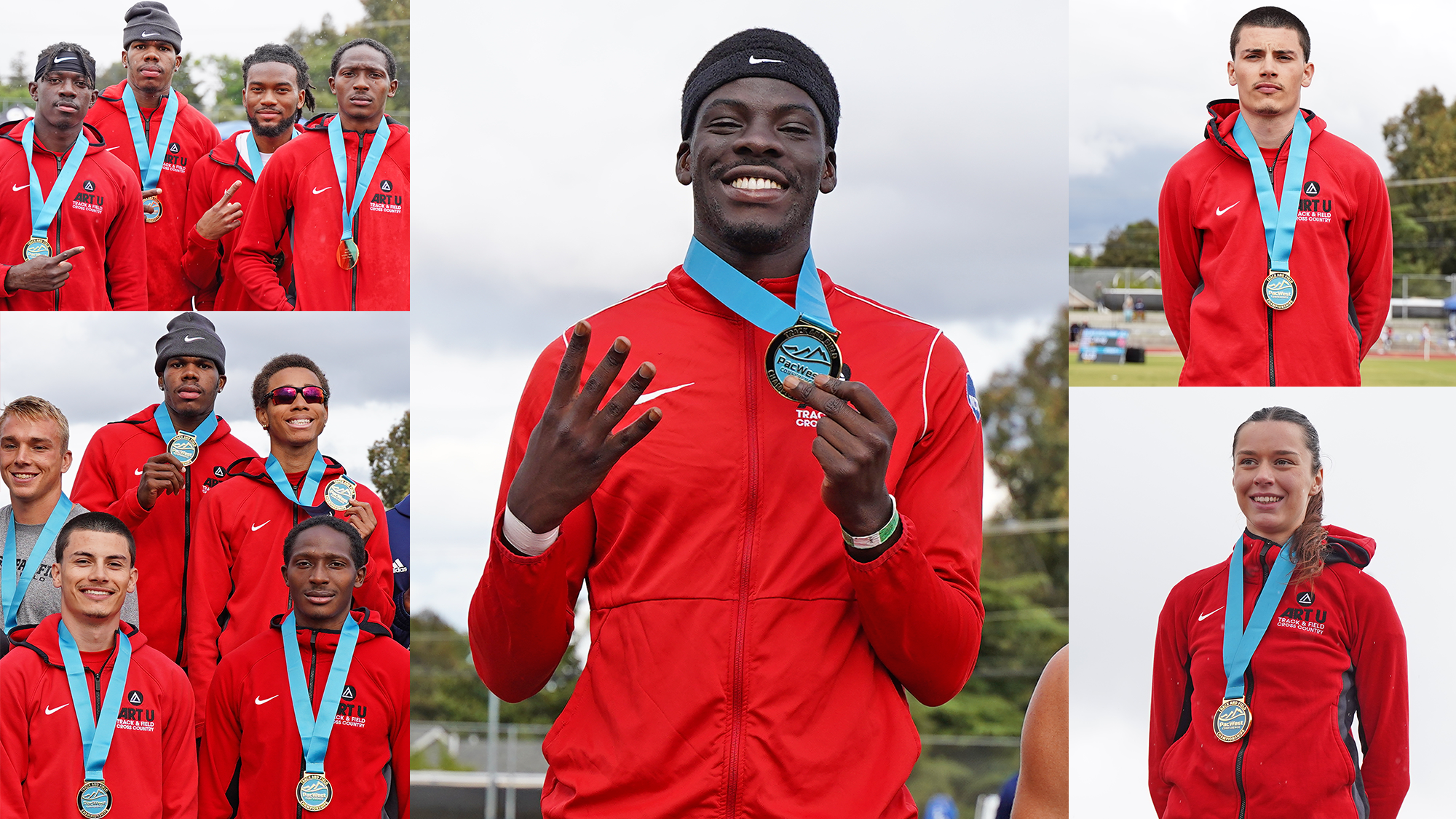 PacWest Champs - Yacouba Gnacko, Josh Marlin, Lina Hanich