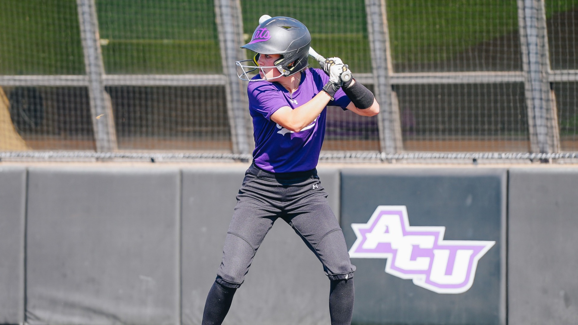 ACU softball practice in October 2025