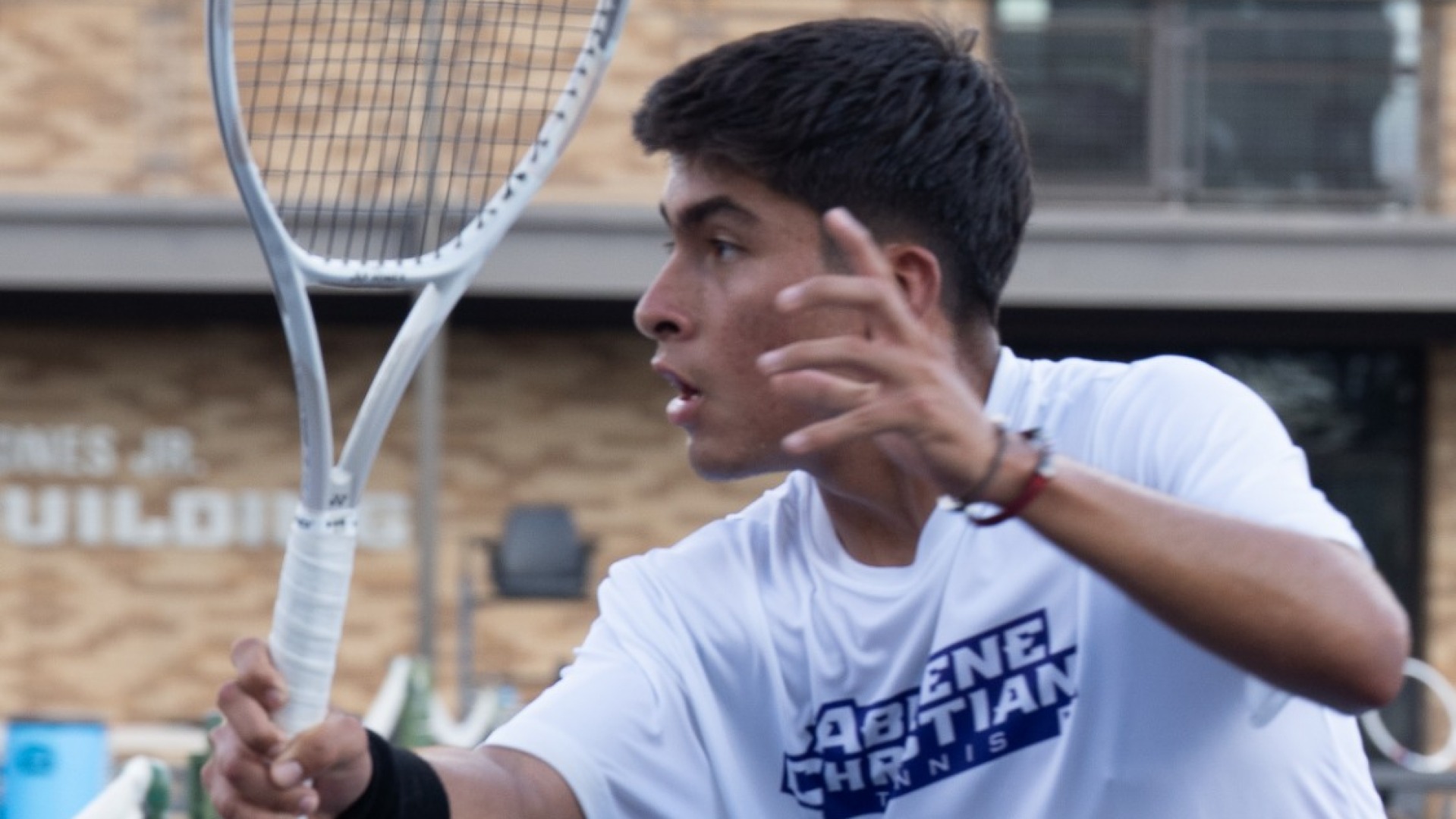 Luis Jose Nakamine during a practice in fall 2025