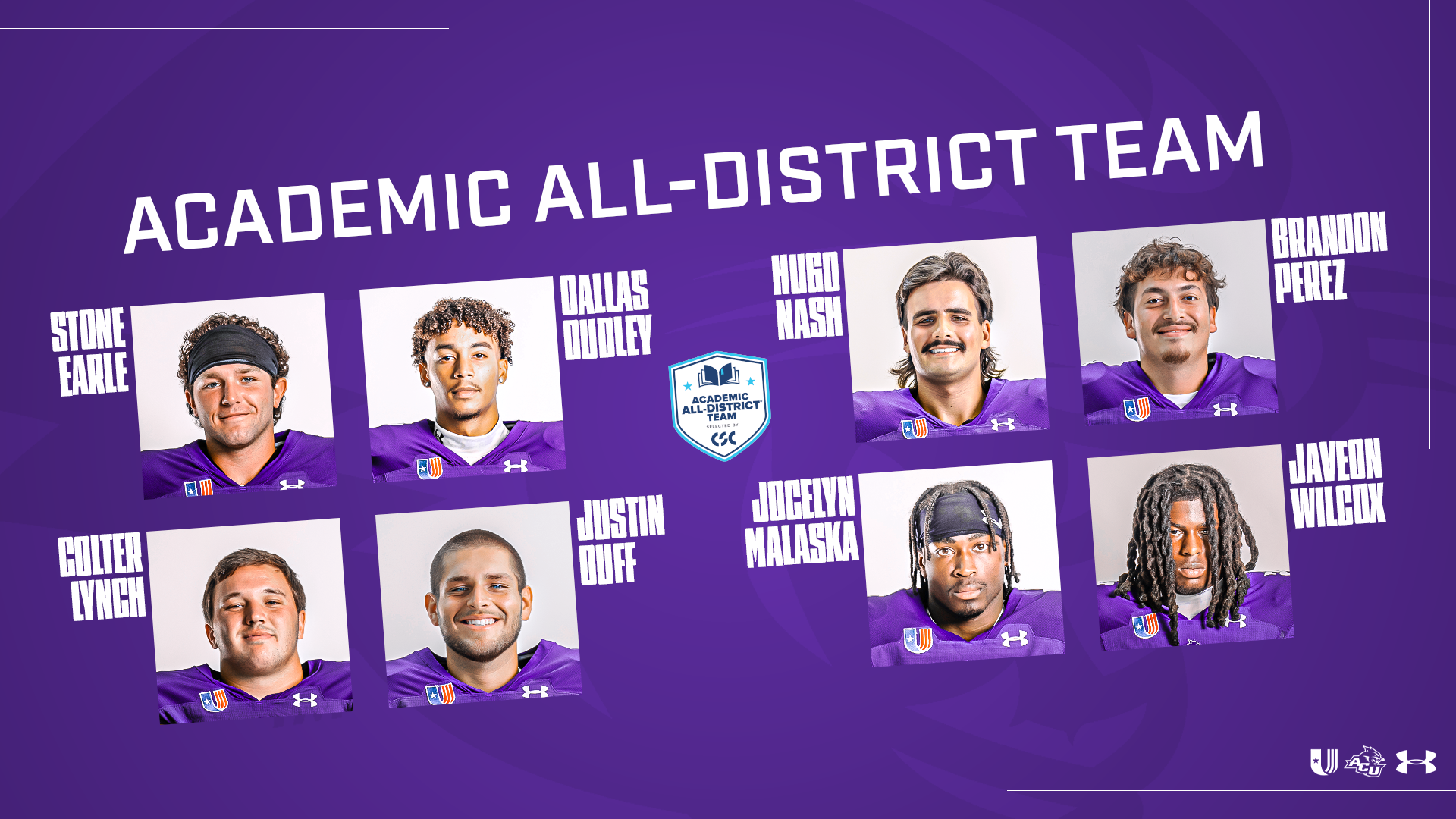 2025 football academic all-district CSC