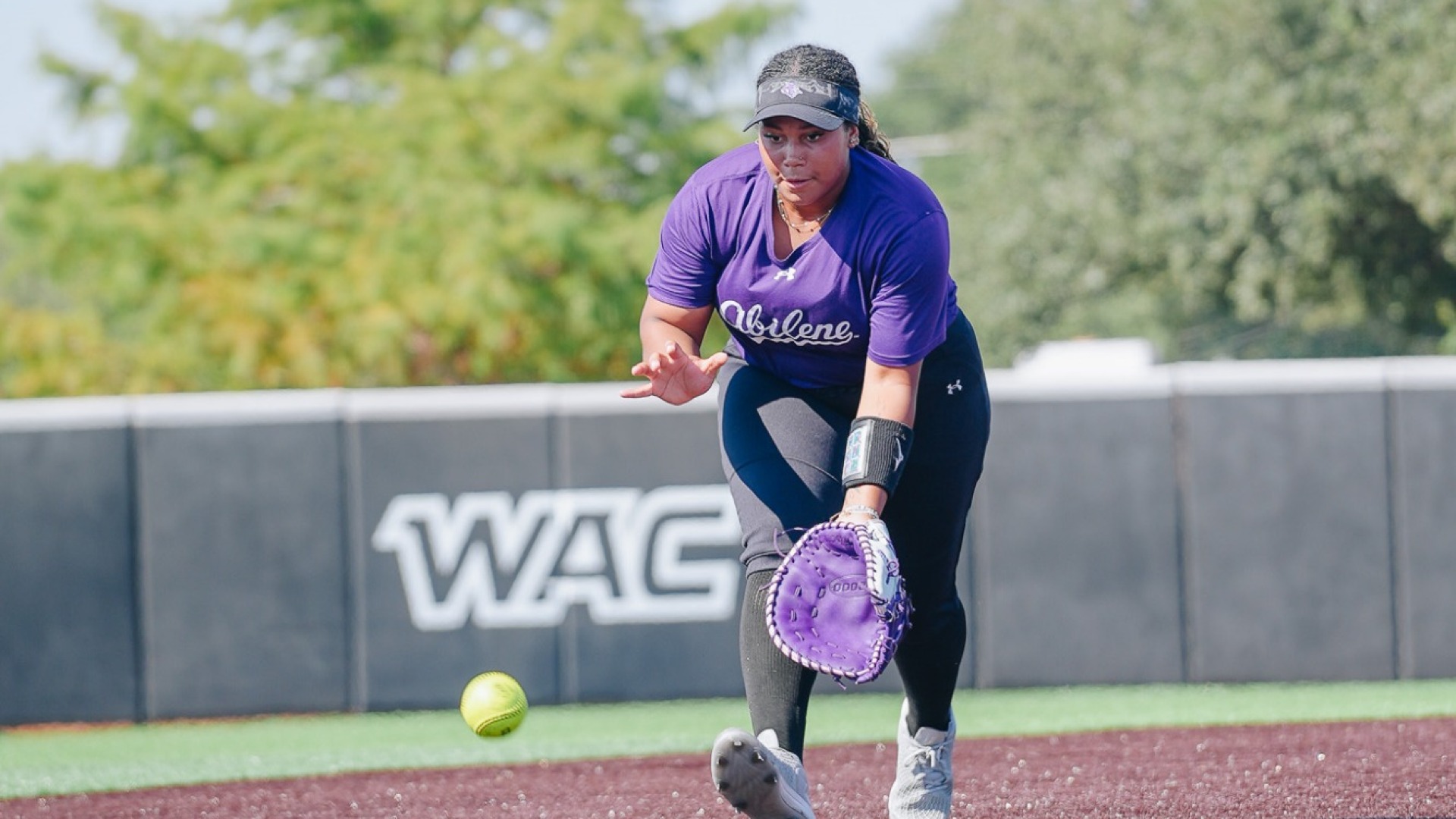 Jadyn Dawson fields a ground ball during a practice in January 2026