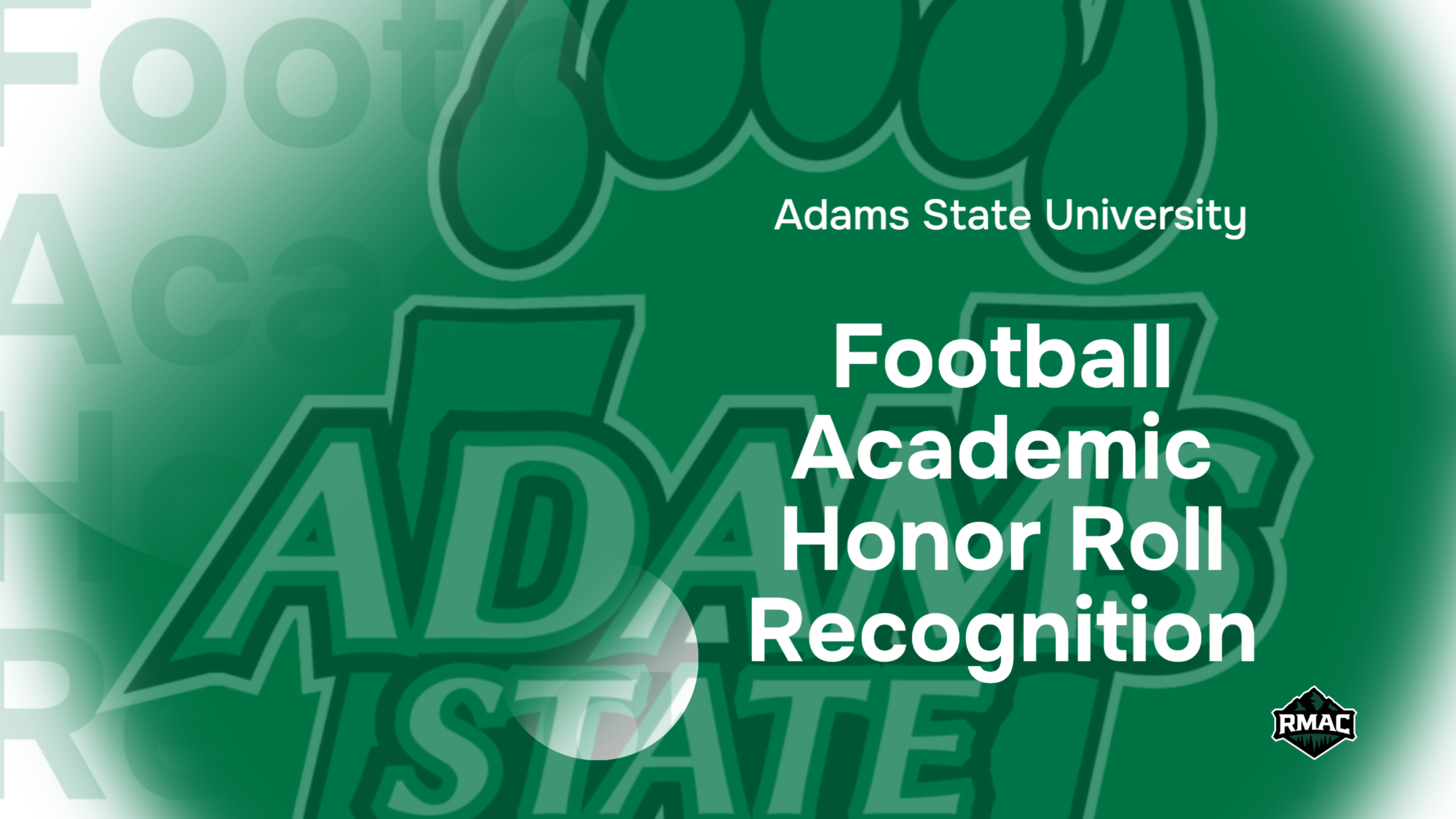 Football Honor Roll Recognition