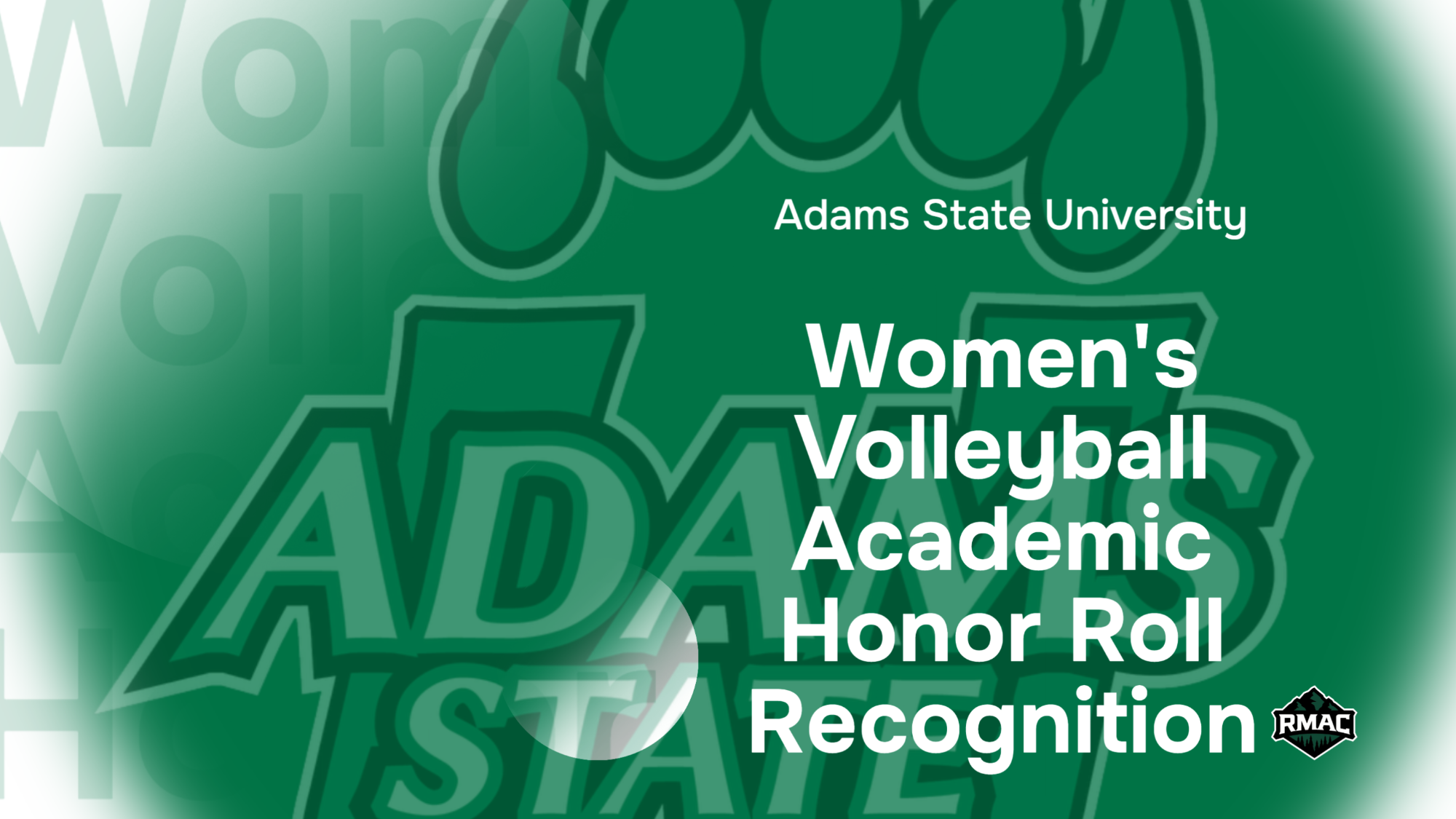 Volleyball Academic Honor Roll Graphic
