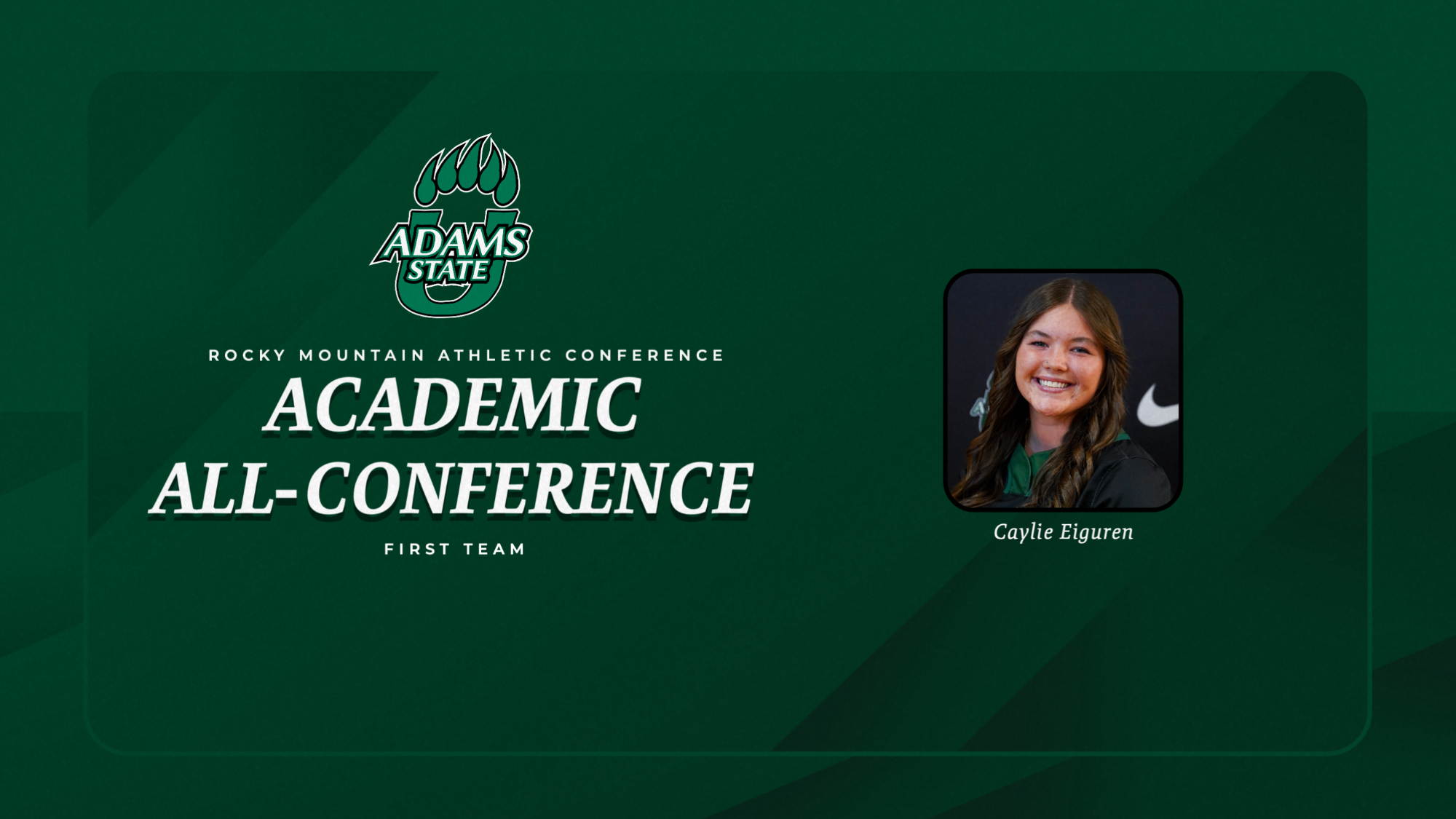 Caylie RMAC All-Academic