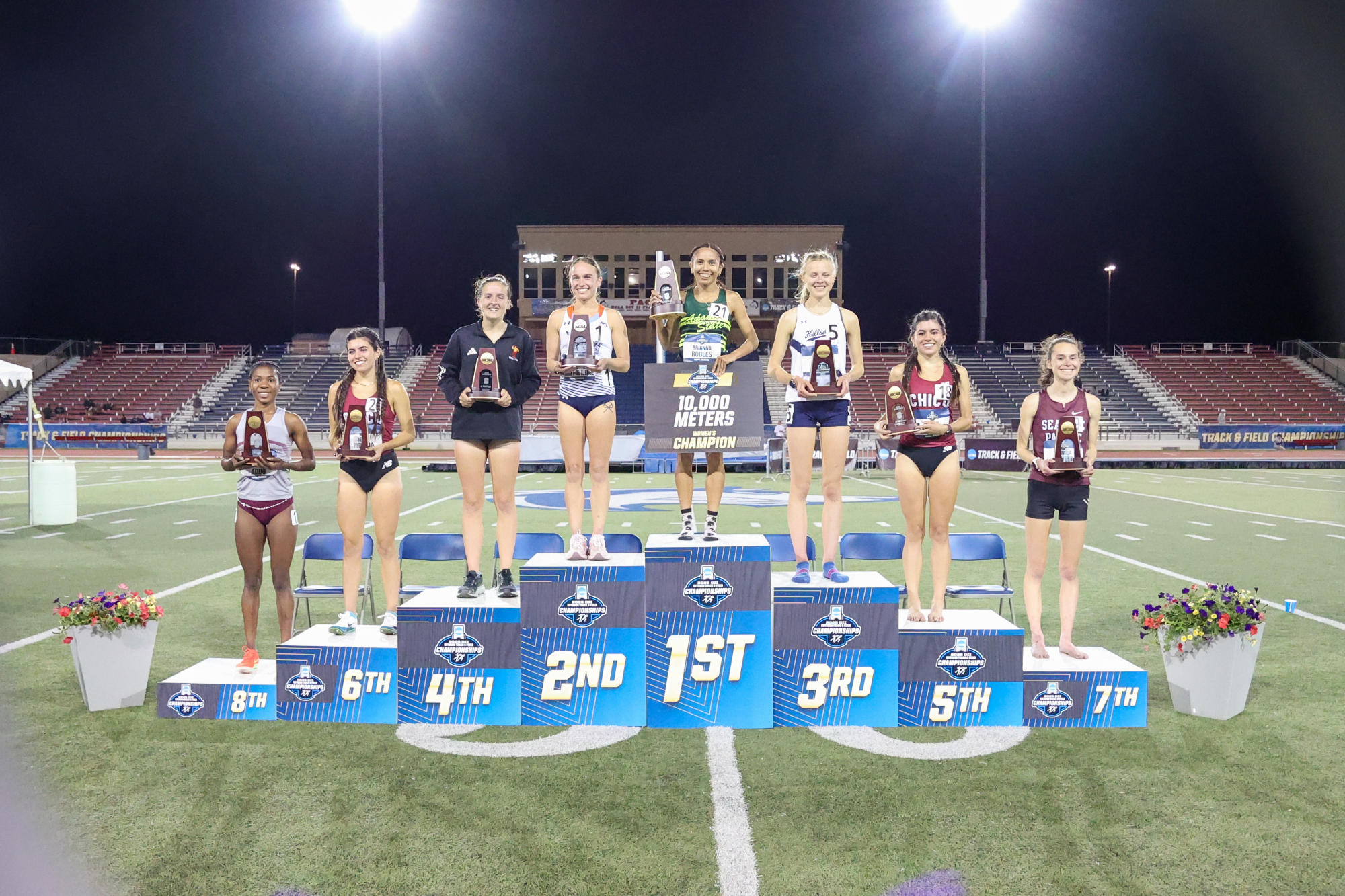 Women's 10k podium