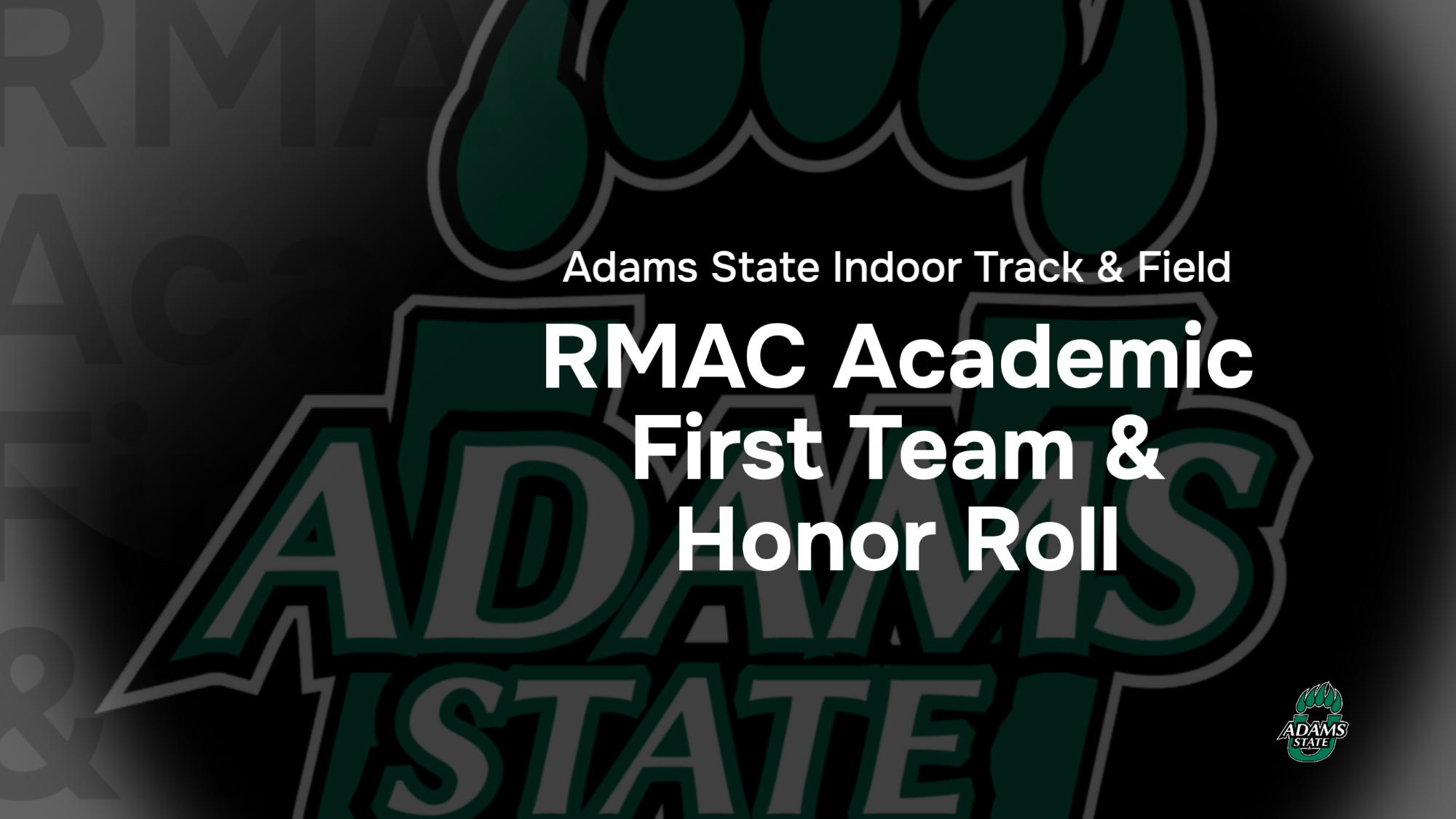 RMAC Academic First Team & Honor Roll IT&F