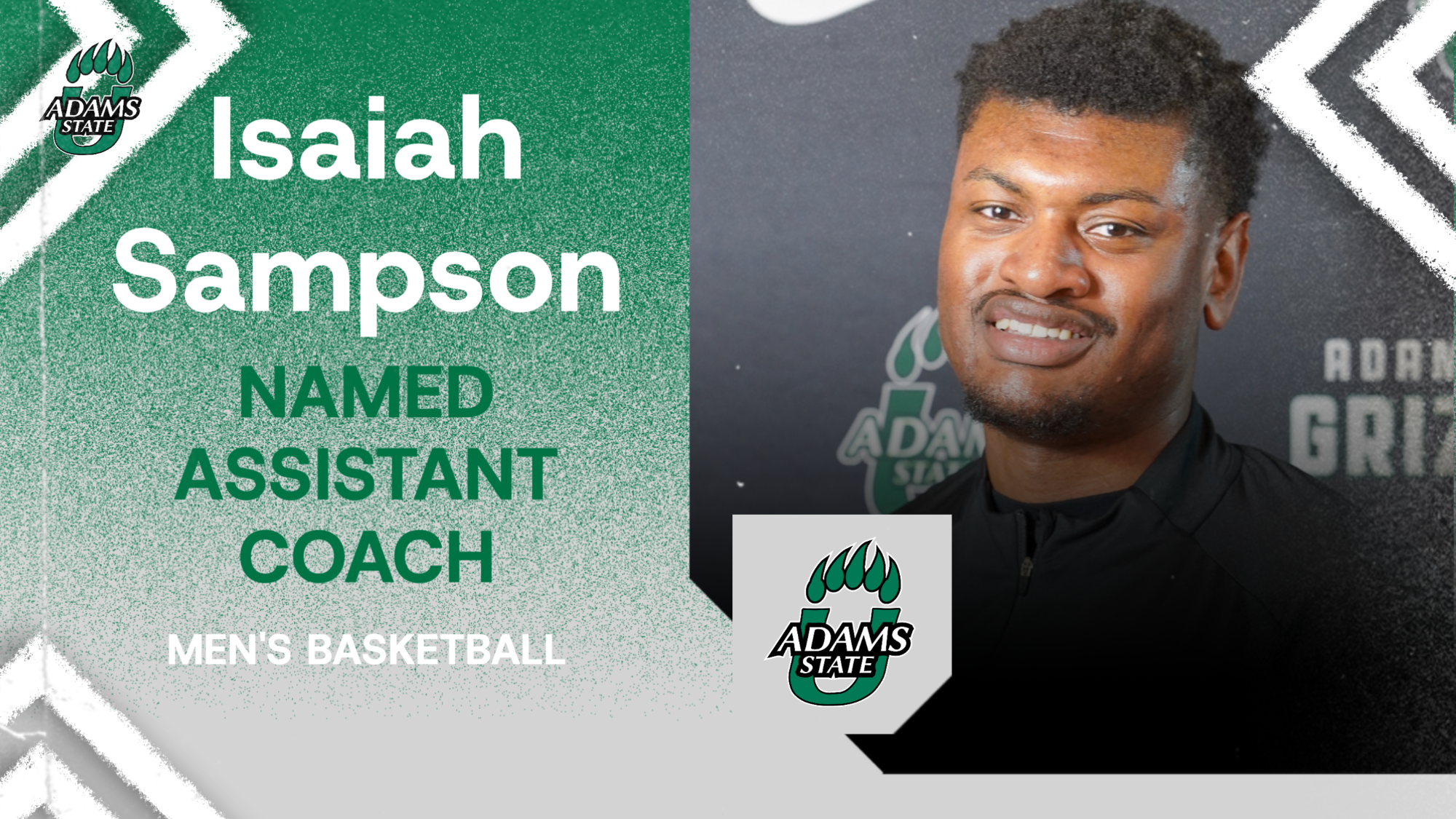 Isaiah Sampson named as Assistant Coach of Men's Basketball 