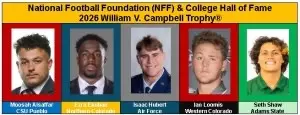 Seth Shaw Finalist for William B. Campbell Trophy 