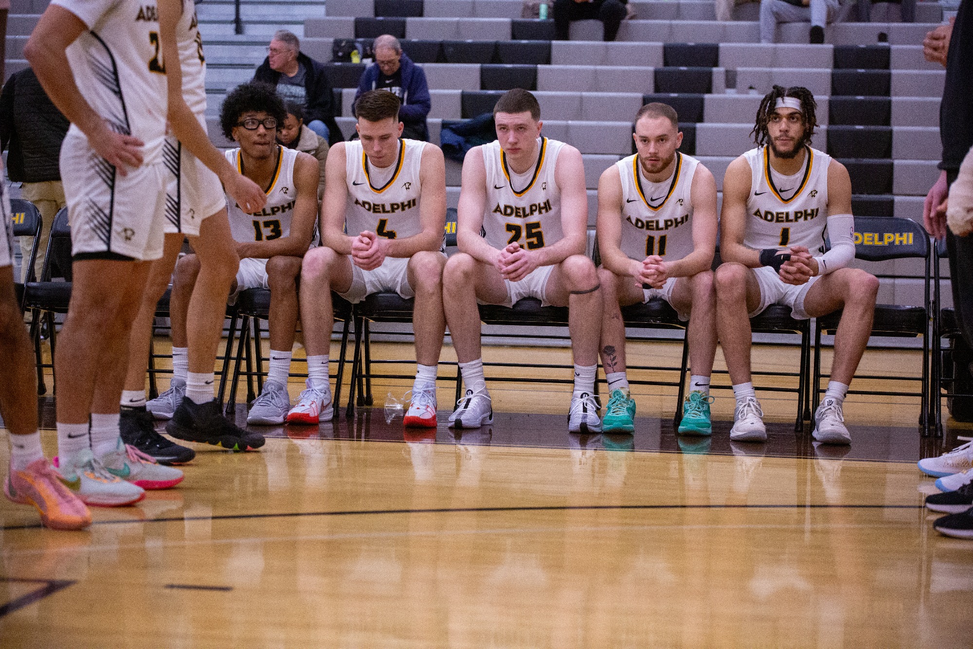 Men's Hoops Bounced From NE10 Tournament By Saint Anselm, 80-71 - Adelphi  University Athletics