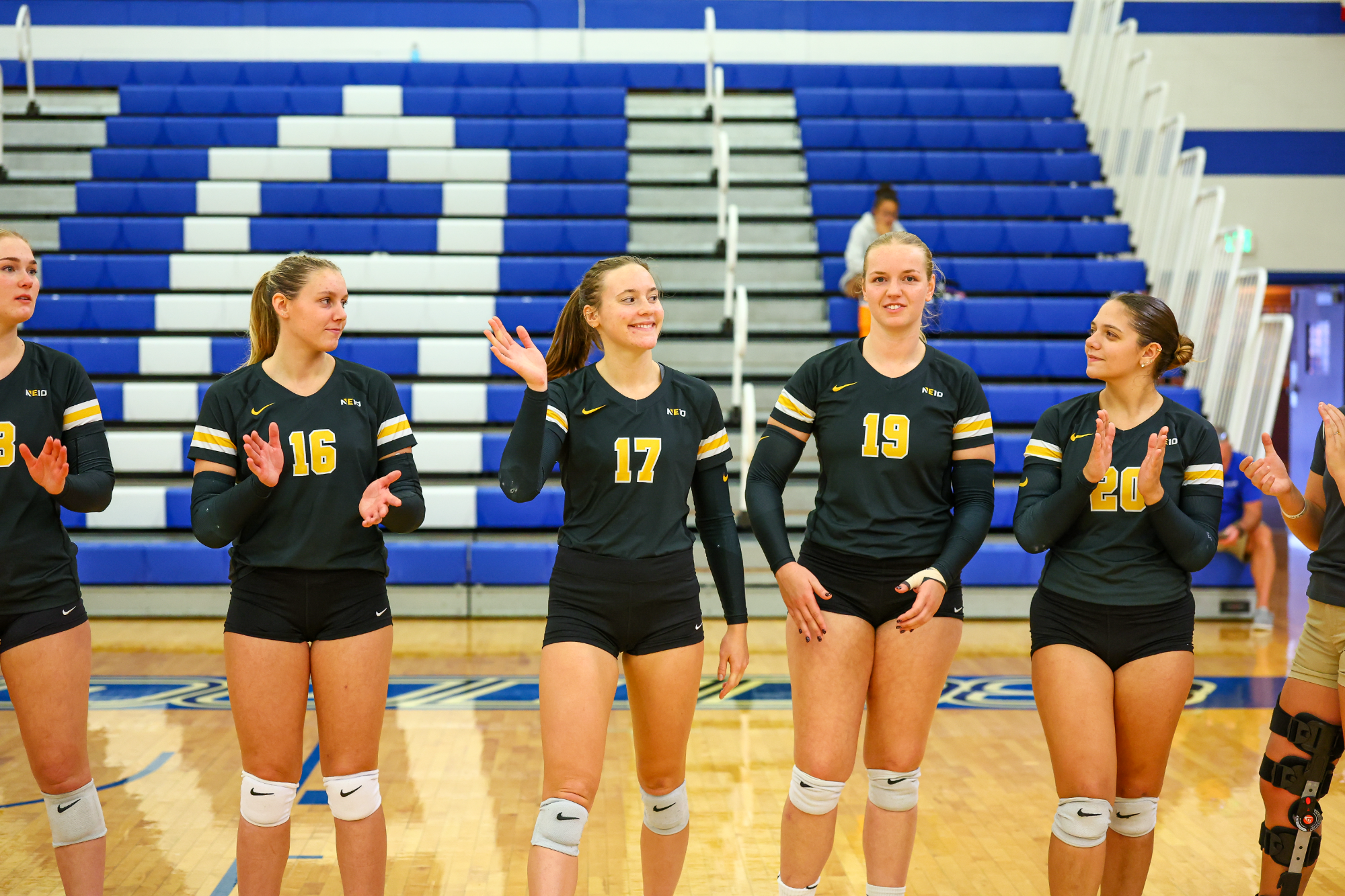 October, 4, 2025; Worcester, Massachusetts; during a Northeast-10 matchup between Adelphi and Assumption. The Panthers won 3-0 over the Greyhounds. Photo by Brian Foley for Foley Photography