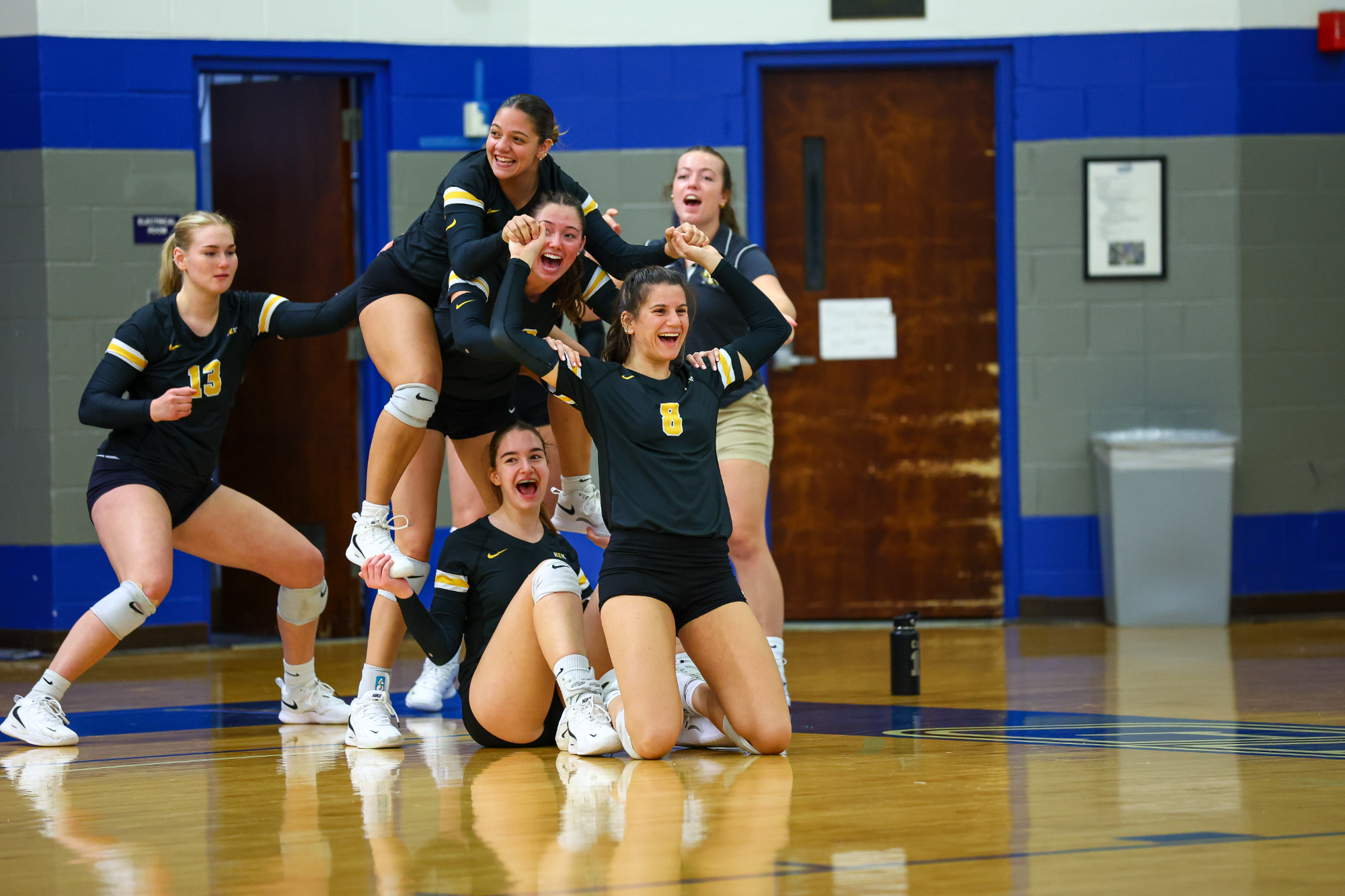 October, 4, 2025; Worcester, Massachusetts; during a Northeast-10 matchup between Adelphi and Assumption. The Panthers won 3-0 over the Greyhounds. Photo by Brian Foley for Foley Photography