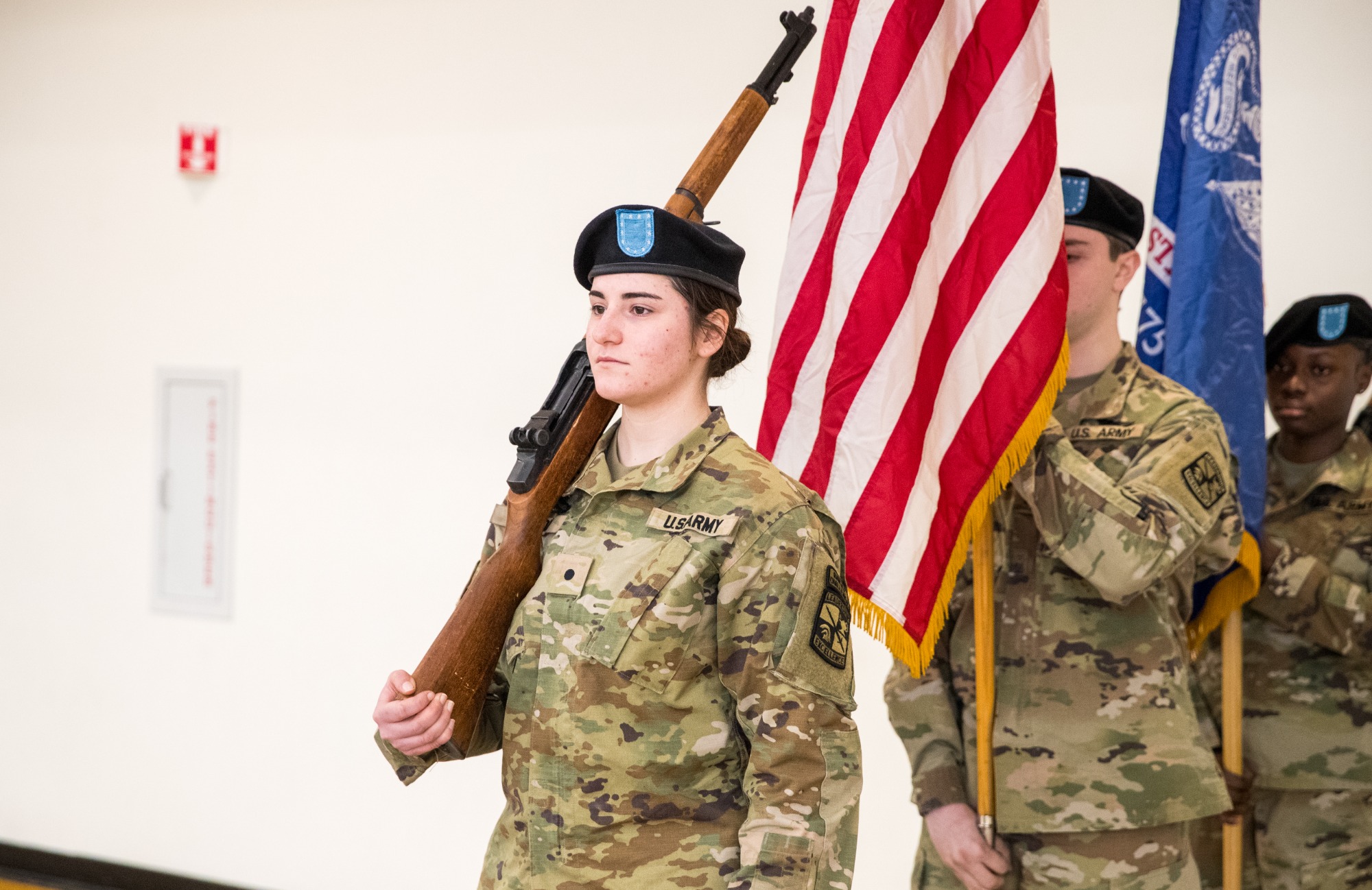 Adelphi Athletics Military Appreciation event on Feb. 1. 