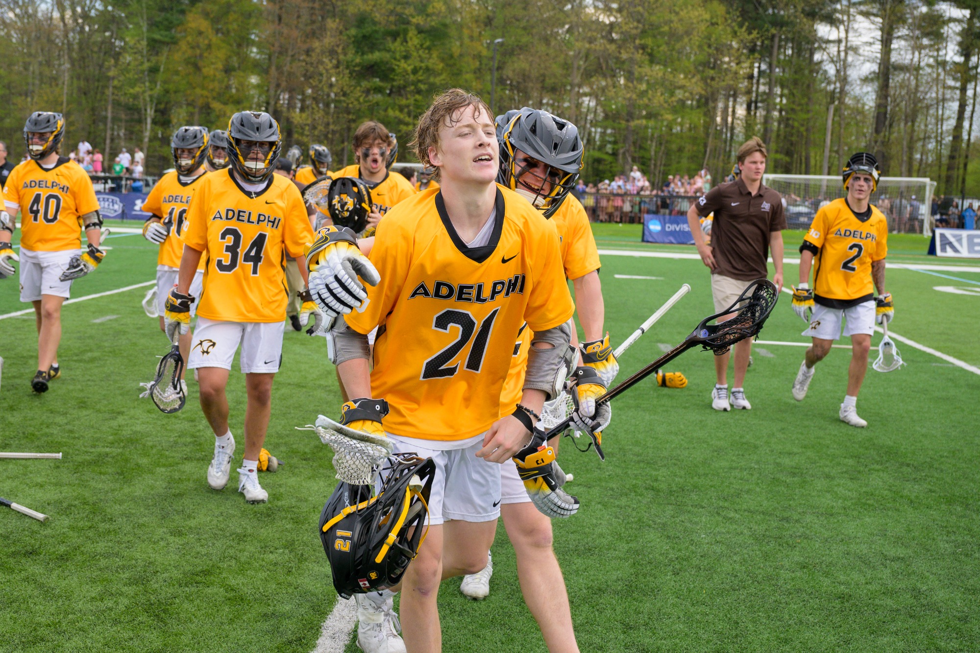Images from the 2025 NE10 MLAX NE10 Championship game at Saint Anselm. 