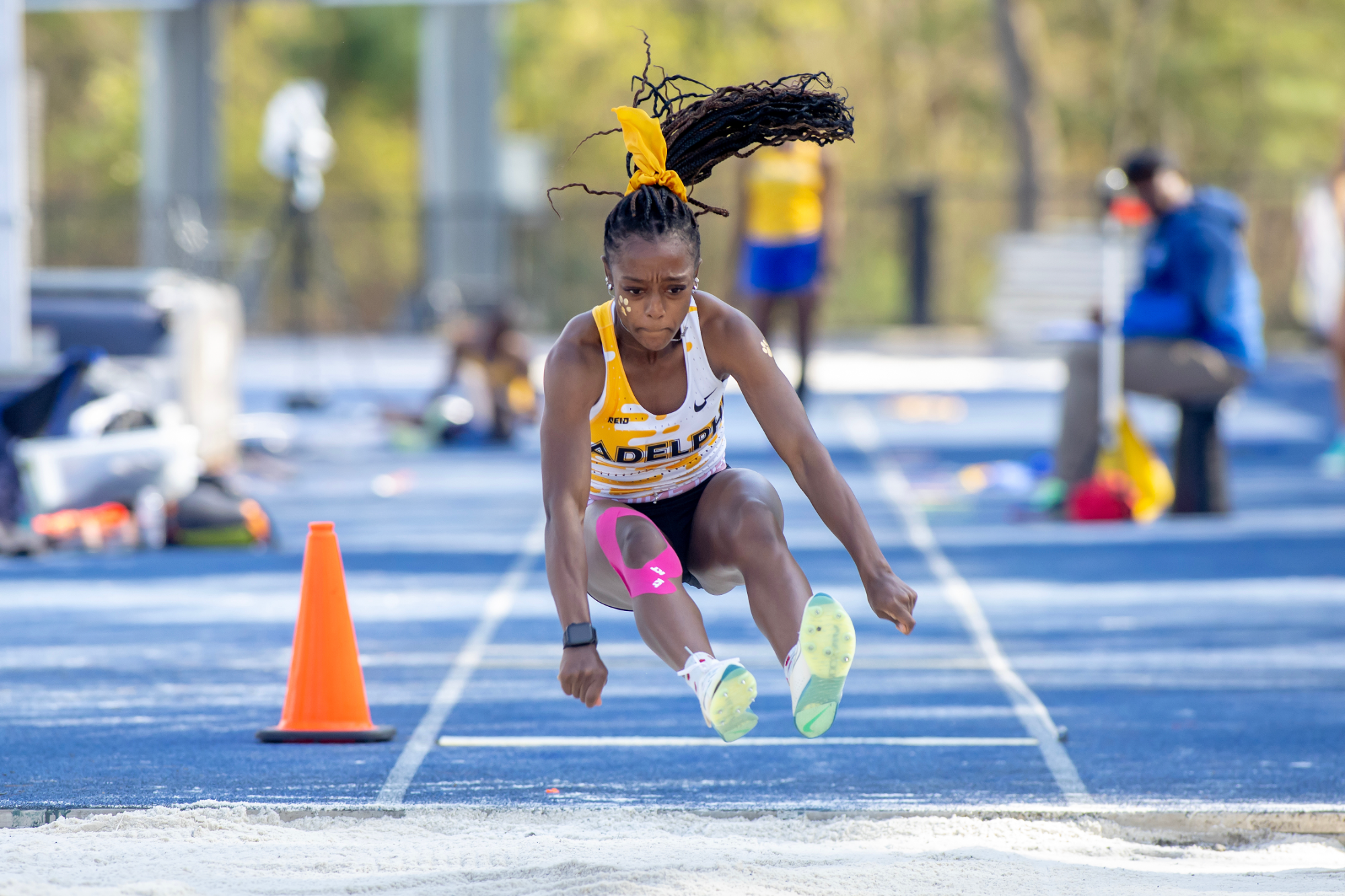 Action from the 2025 NE10 Outdoor track and field championship