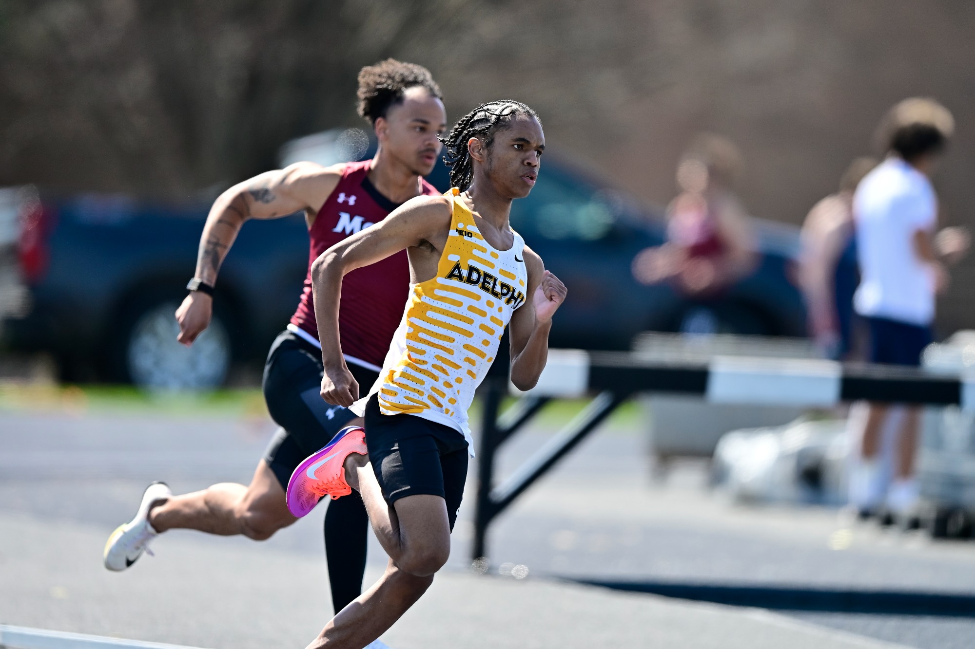 Adelphi University Track and Field during the Wilton Wright Invitational at Southern Connecticut State University in New Haven, Connecticut on Friday, April 10, 2026. Photo by ©Mike Orazzi for Adelphi University.