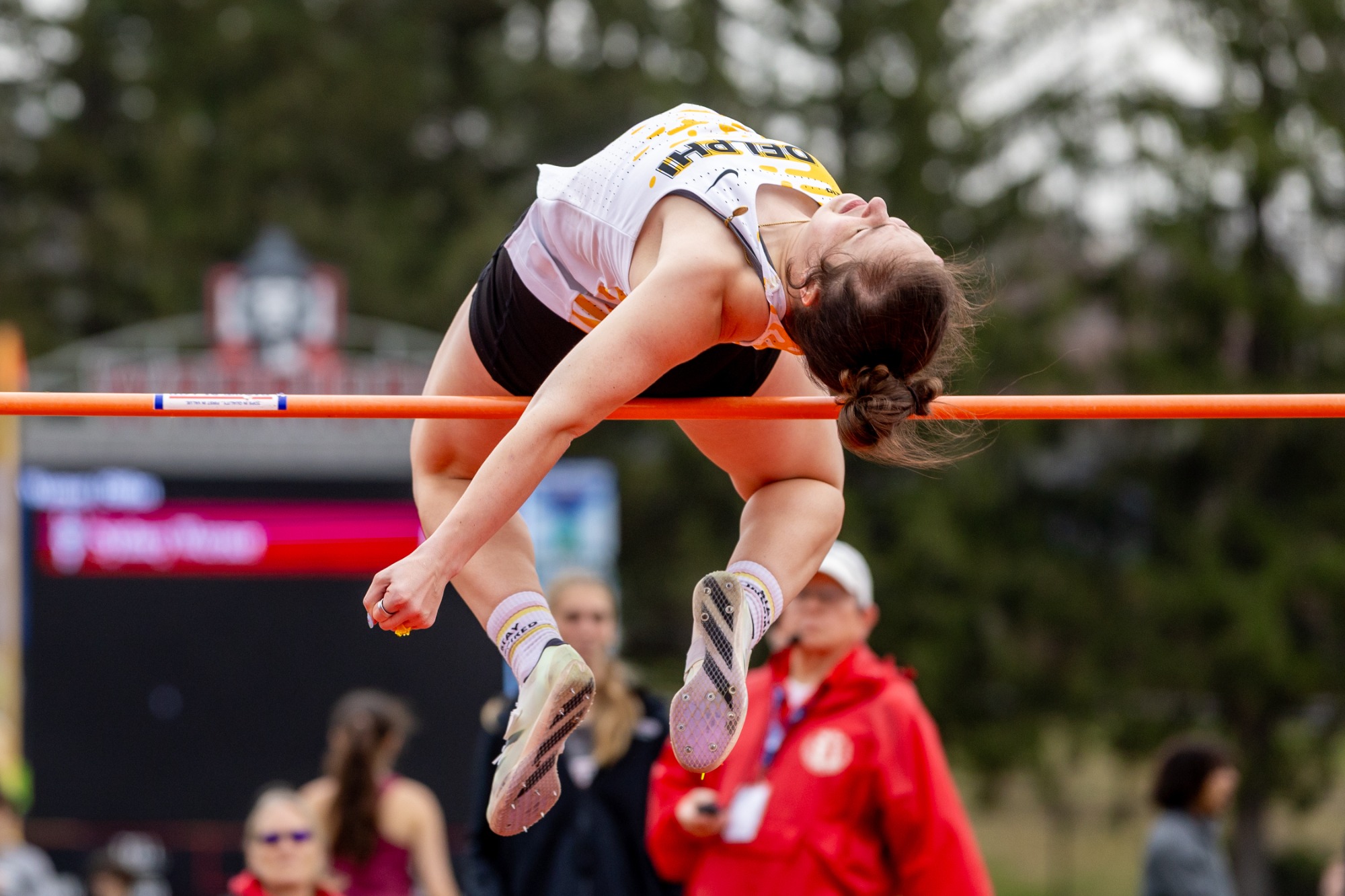 images from track and field opener at ESU All-American Meet