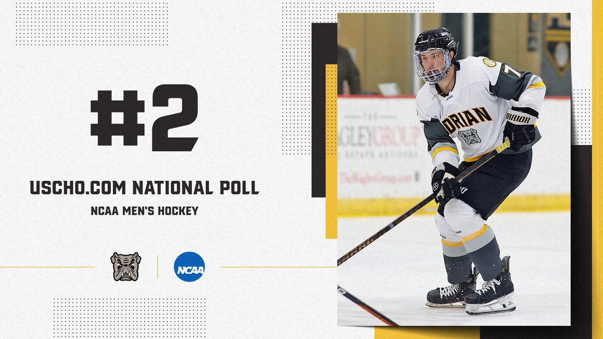 NCAA Men's Hockey Stays Put at No. 2 in USCHO.com Poll - Adrian College ncaa-men-s-hockey-stays-put-at-no-2-in-uscho-com-poll-adrian-college