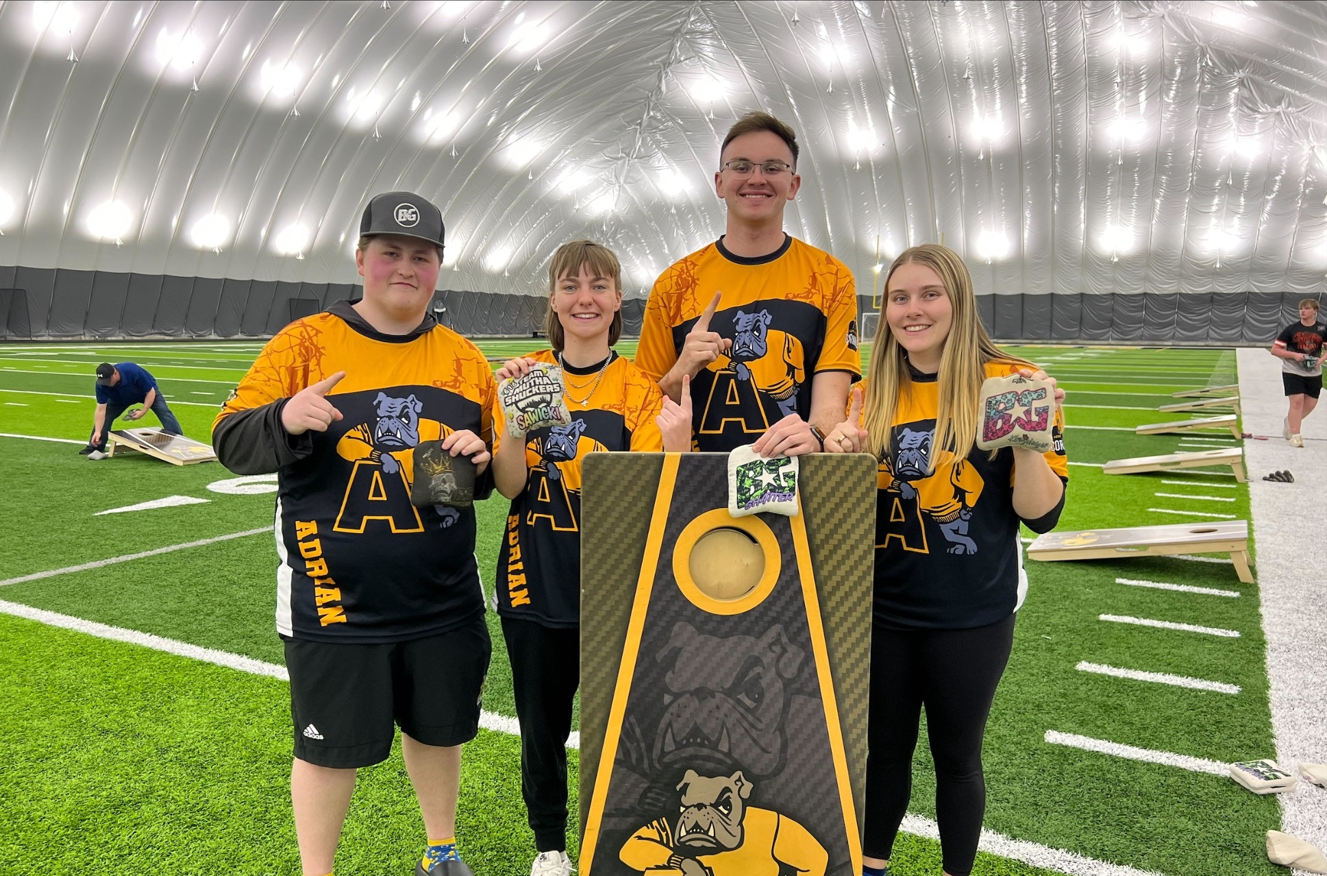 Cornhole Home tournament team win