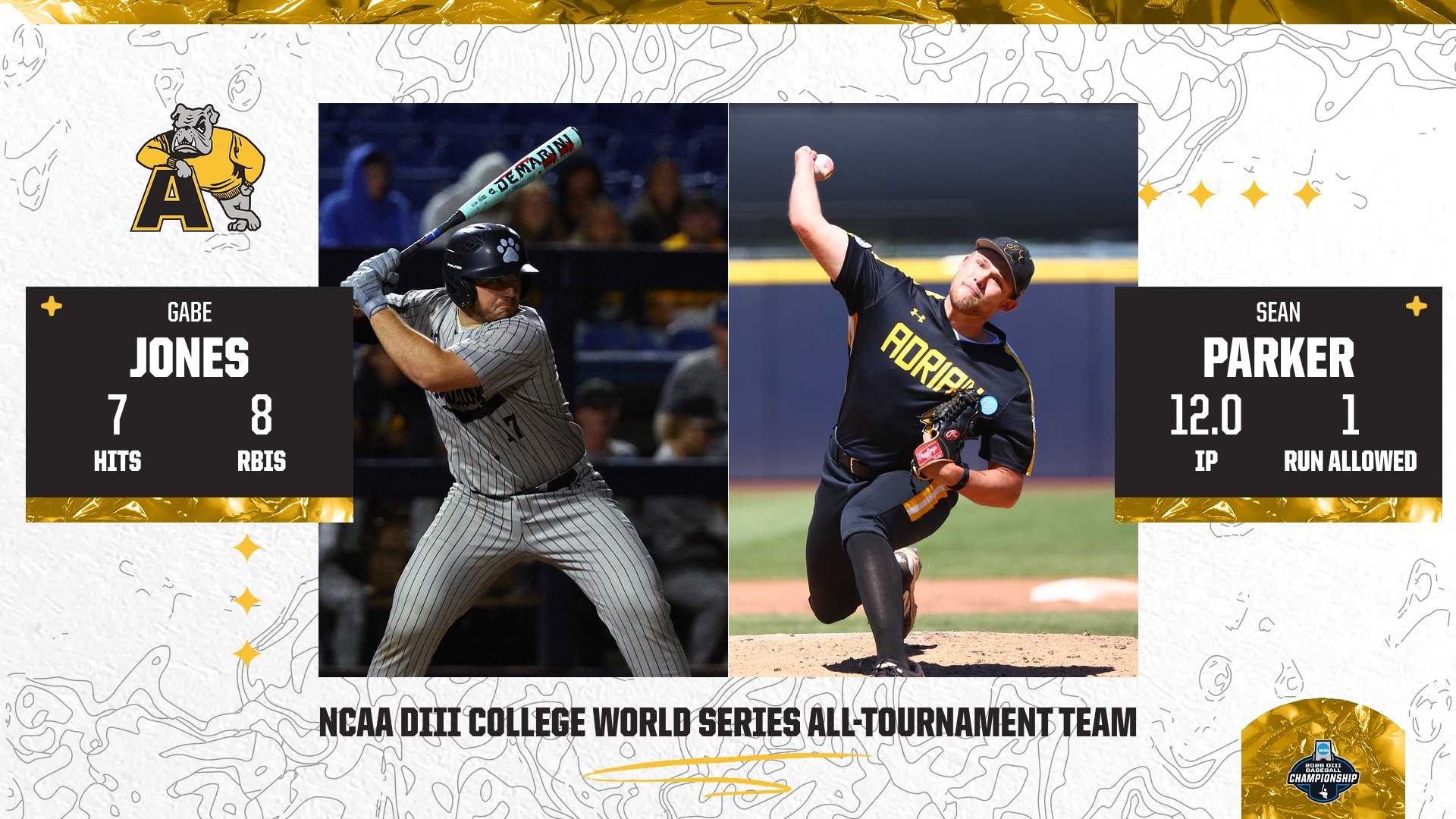 Parker Jones 26 CWS All-Tournament