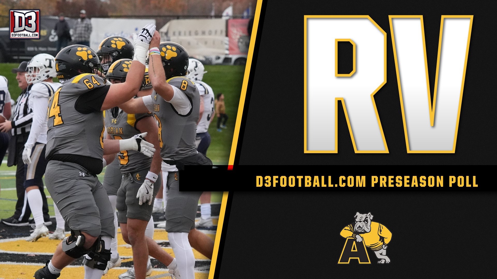 Football Receiving Votes in D3football.com Preseason Poll