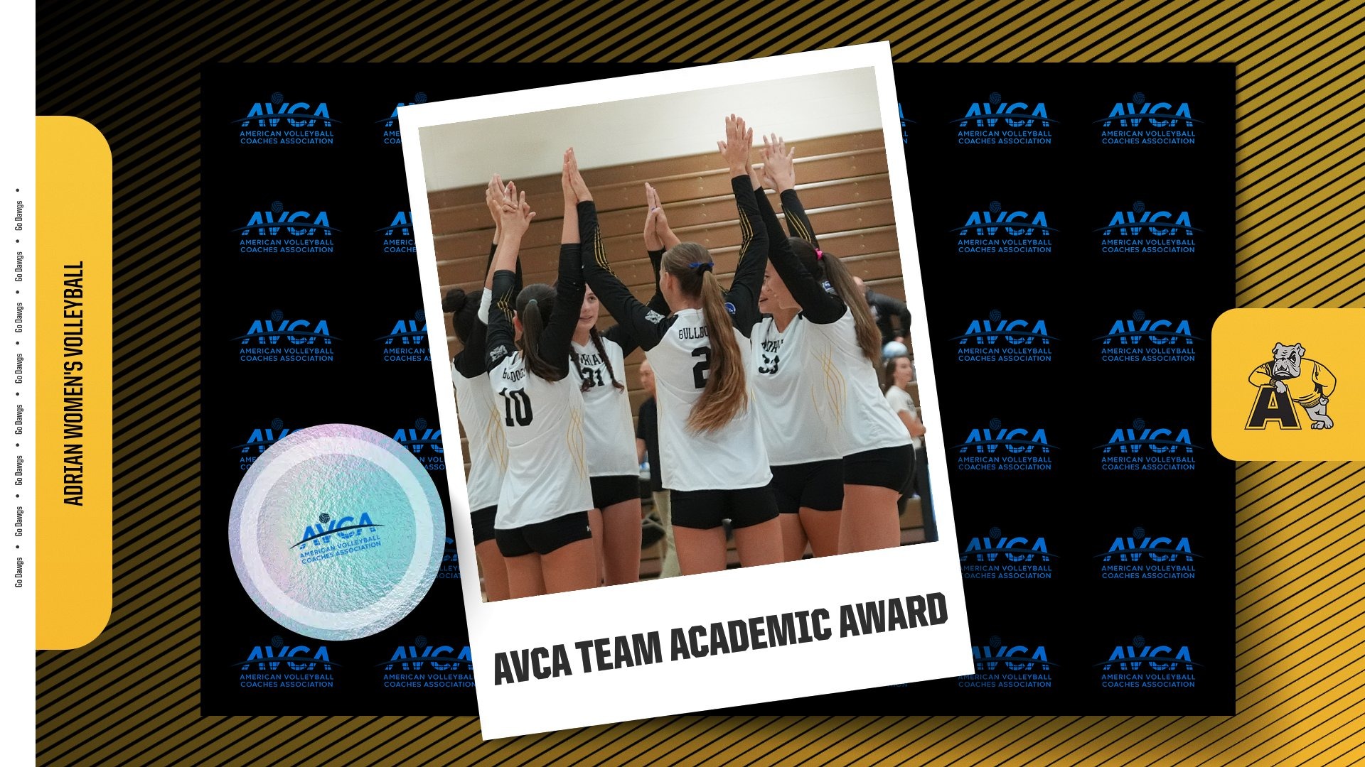 Women's NCAA Volleyball Earns AVCA Team Academic Award