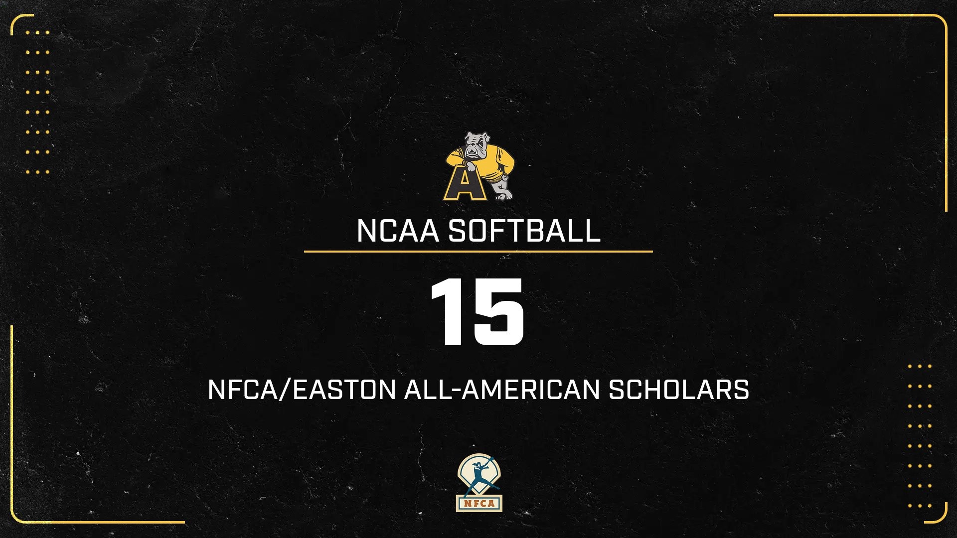 NFCA Scholar All-Americans 2025-26