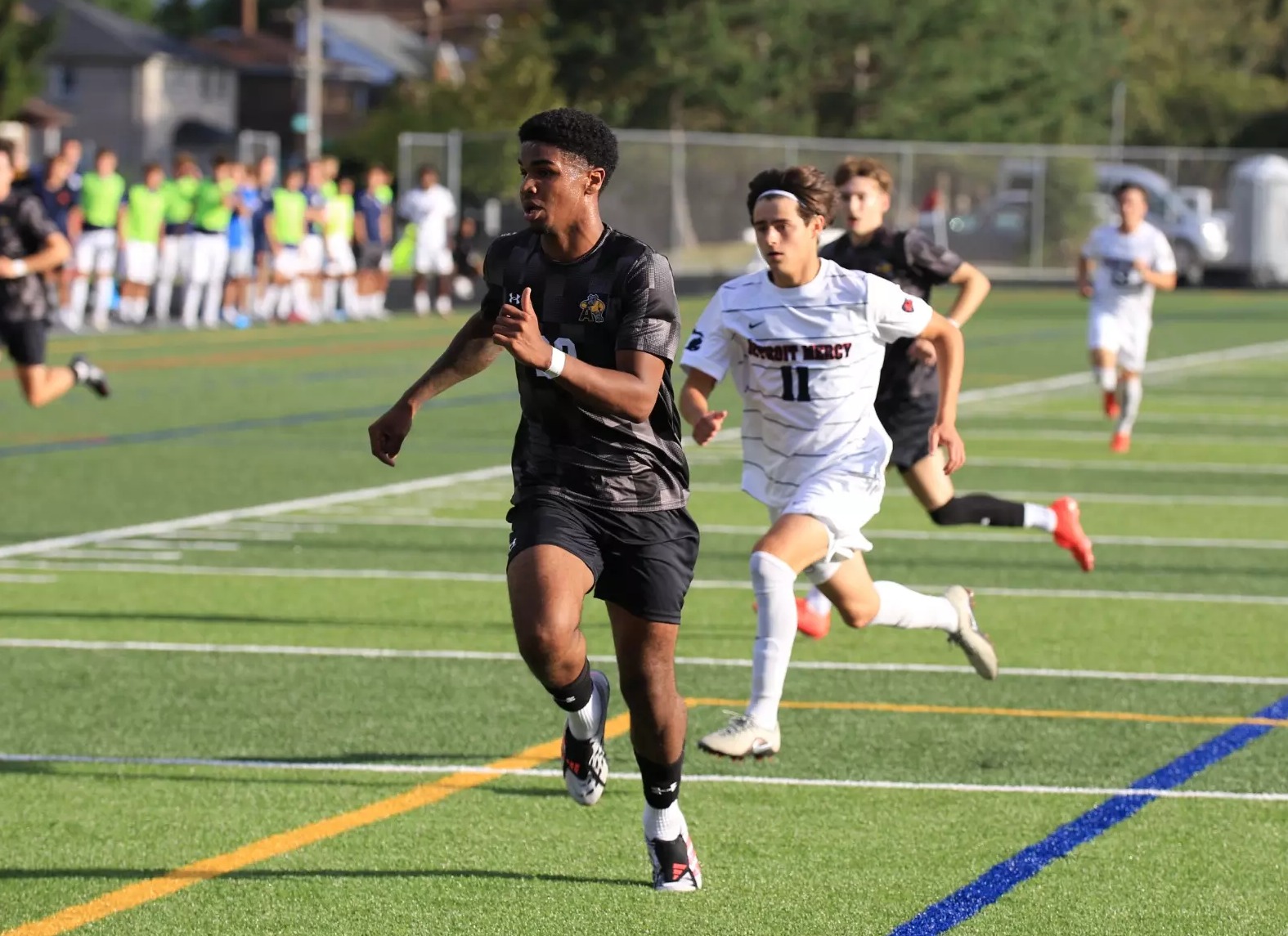 Mens soccer beats detroit