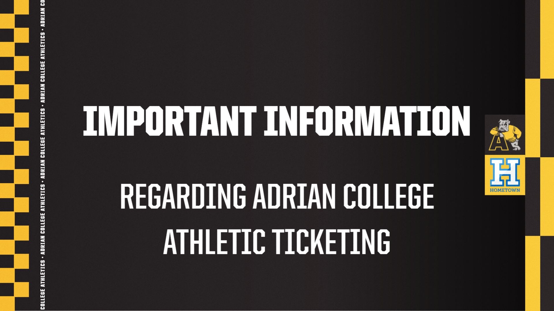 Ticketing Information