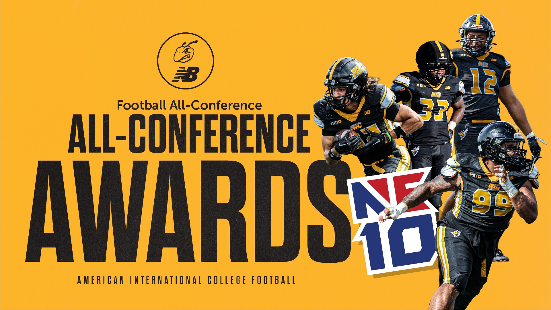 2025 NE10 All-Conference Awards for AIC Football