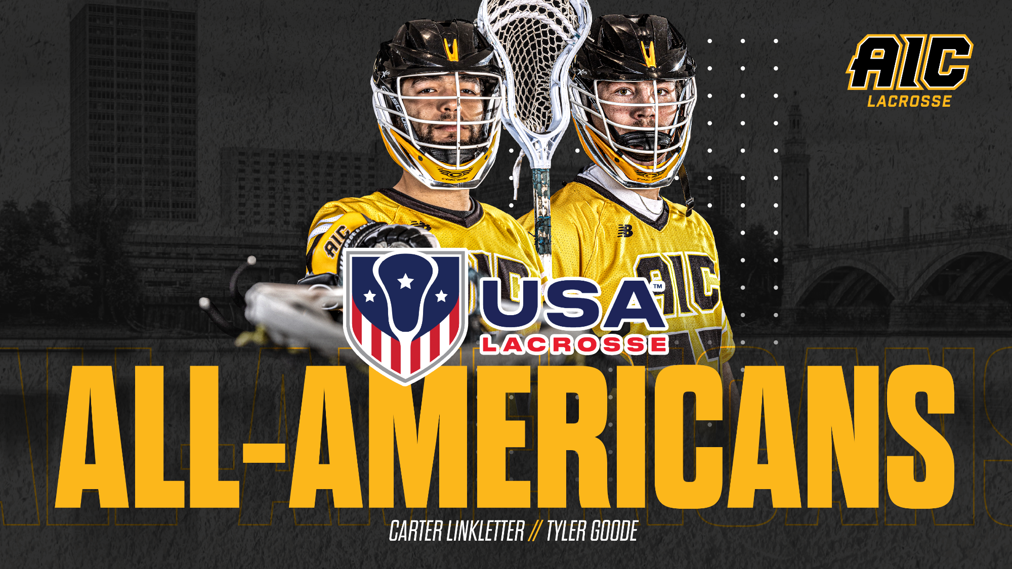 USA Lacrosse All-Americans - Tyler Goode and Carter Linkletter
