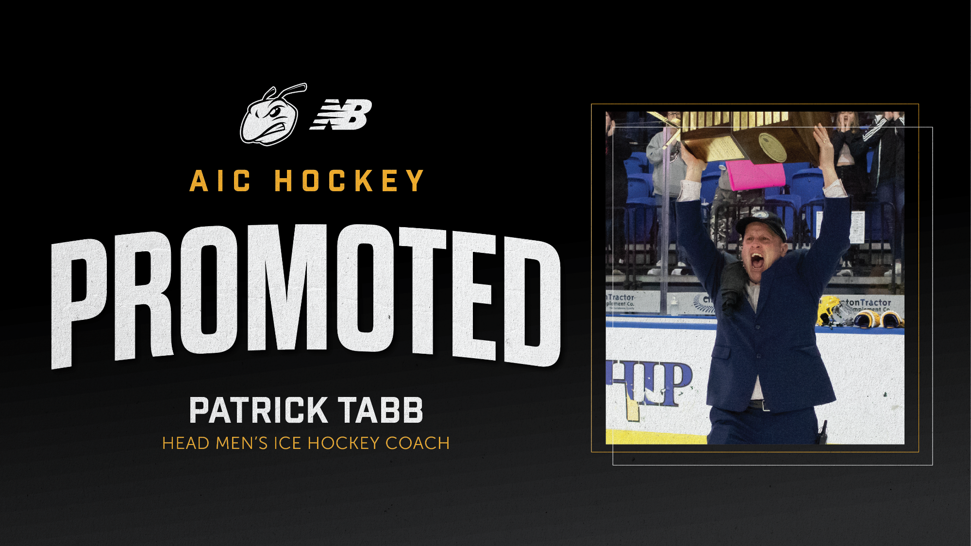 Patrick Tabb Promoted To Head Ice Hockey Coach