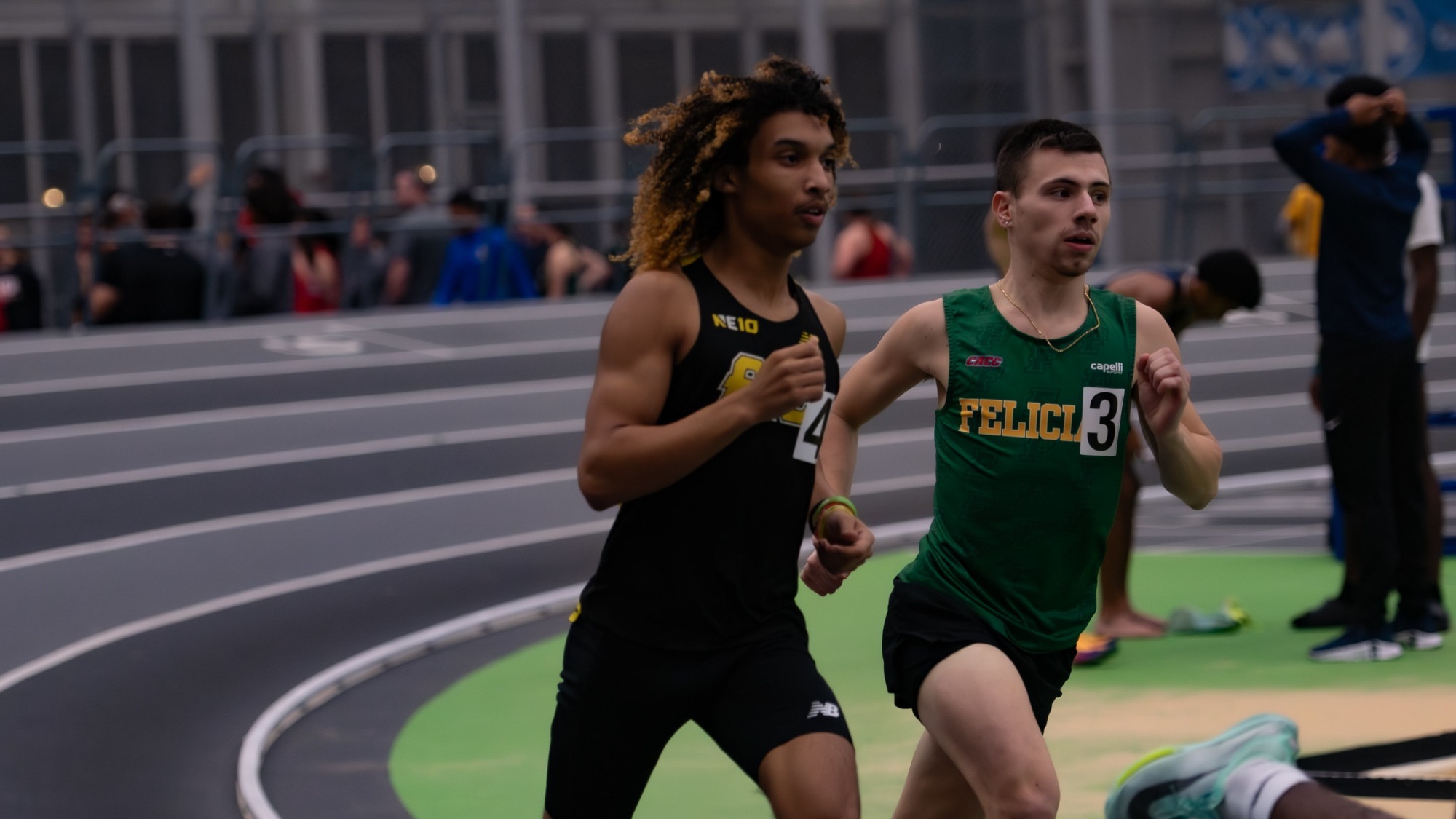 Vasillios Parsley races at Ocean Breeze in late 2025