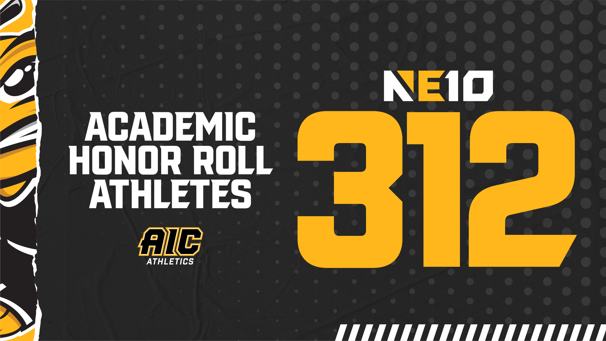 312 NE10 Academic Honor Roll Athletes Fall 2025