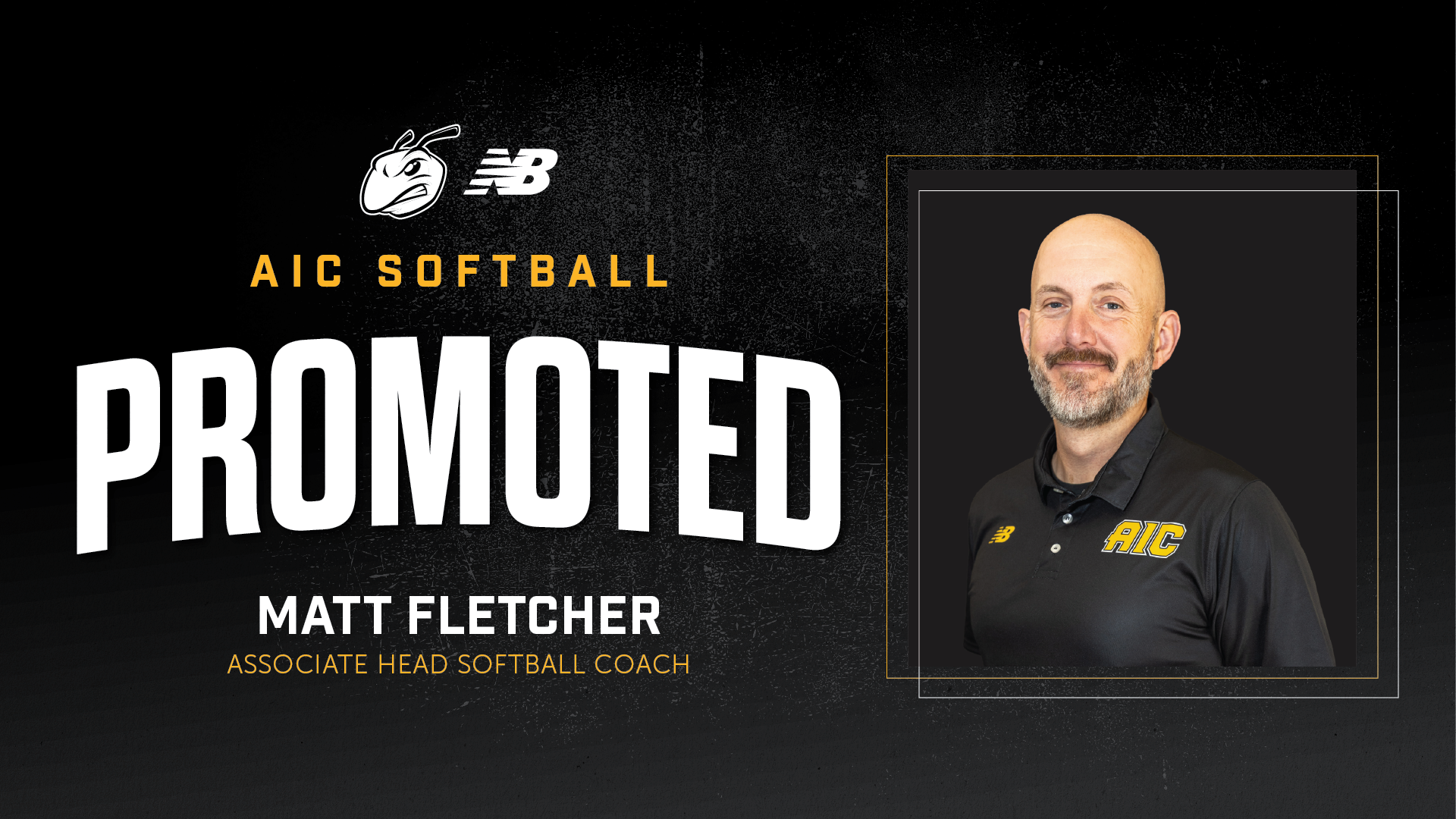 Matt Fletcher Promoted to Associate Head Coach of AIC Softball
