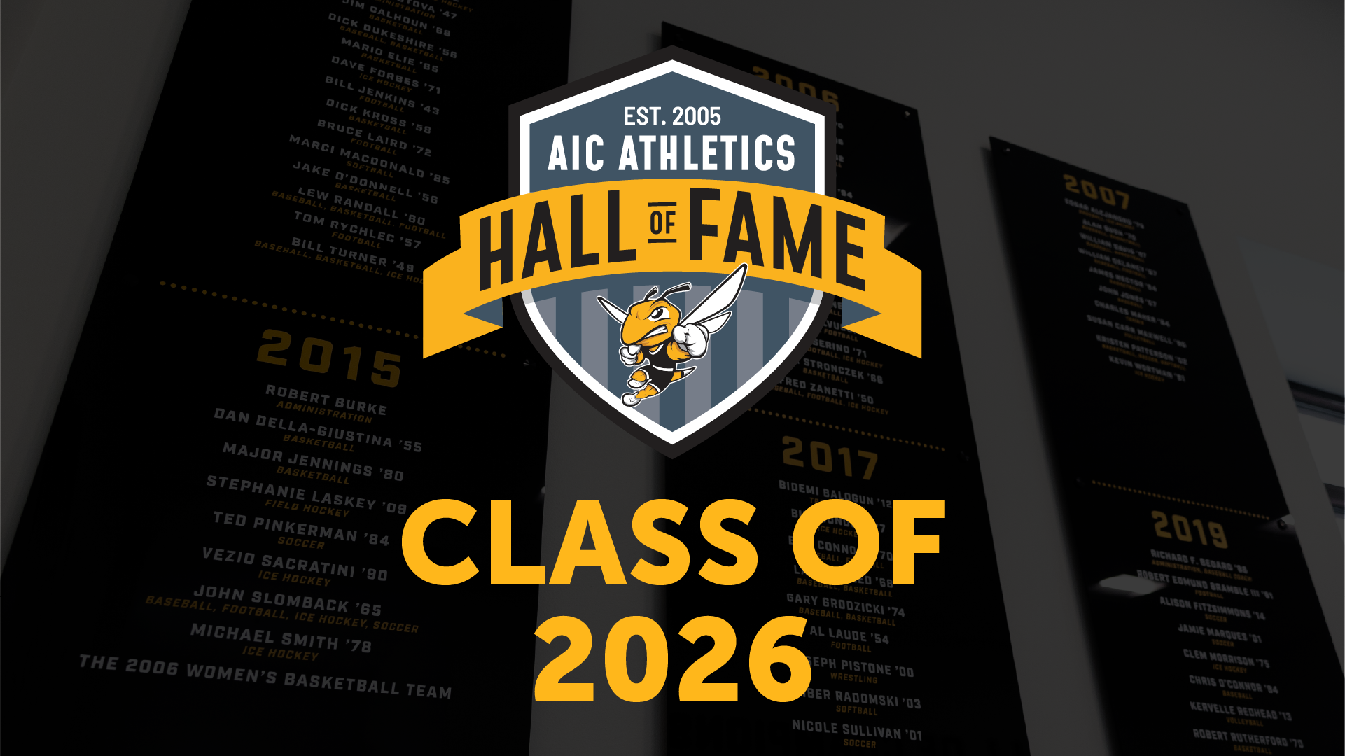 AIC Athletics Hall of Fame Class of 2026